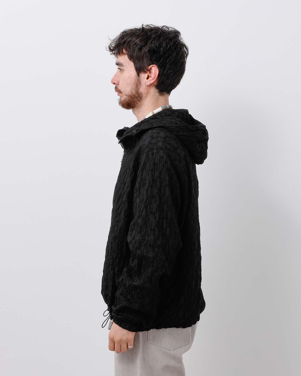 EMBRIDERY PULL OVER JACKET