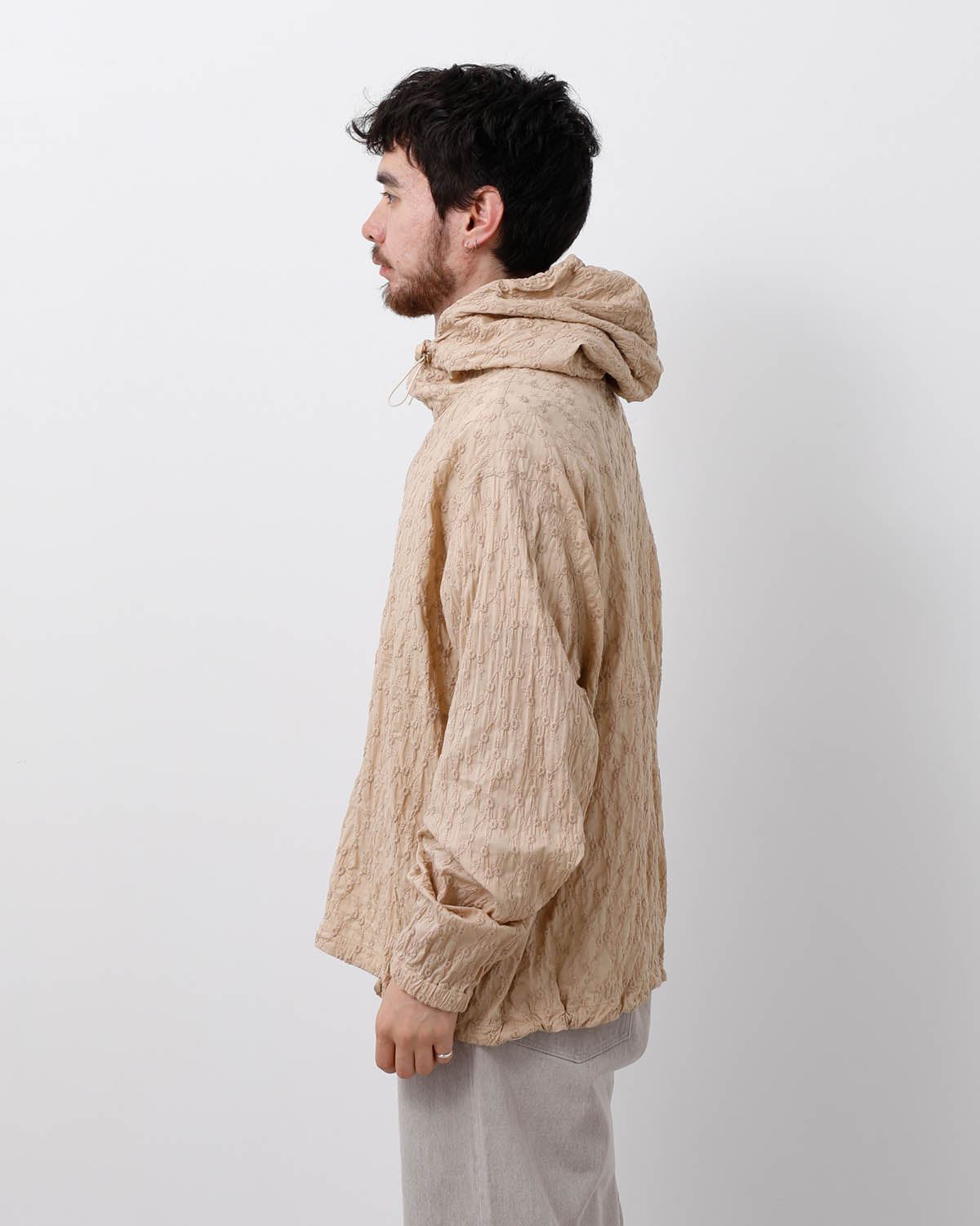 EMBRIDERY PULL OVER JACKET