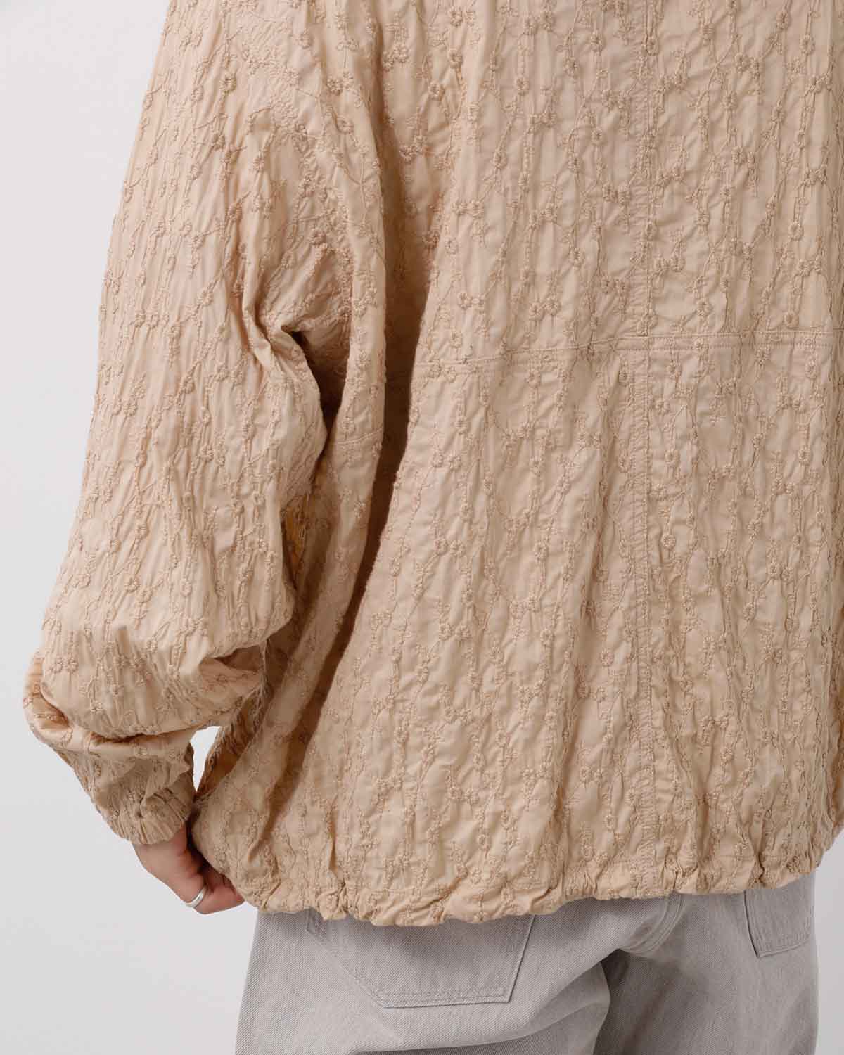 EMBRIDERY PULL OVER JACKET