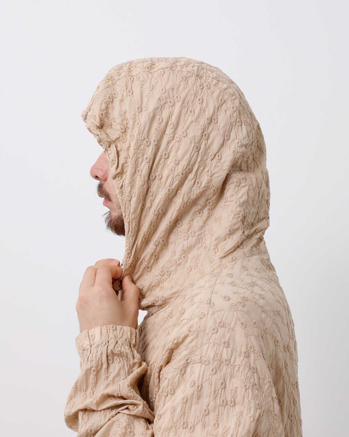 EMBRIDERY PULL OVER JACKET