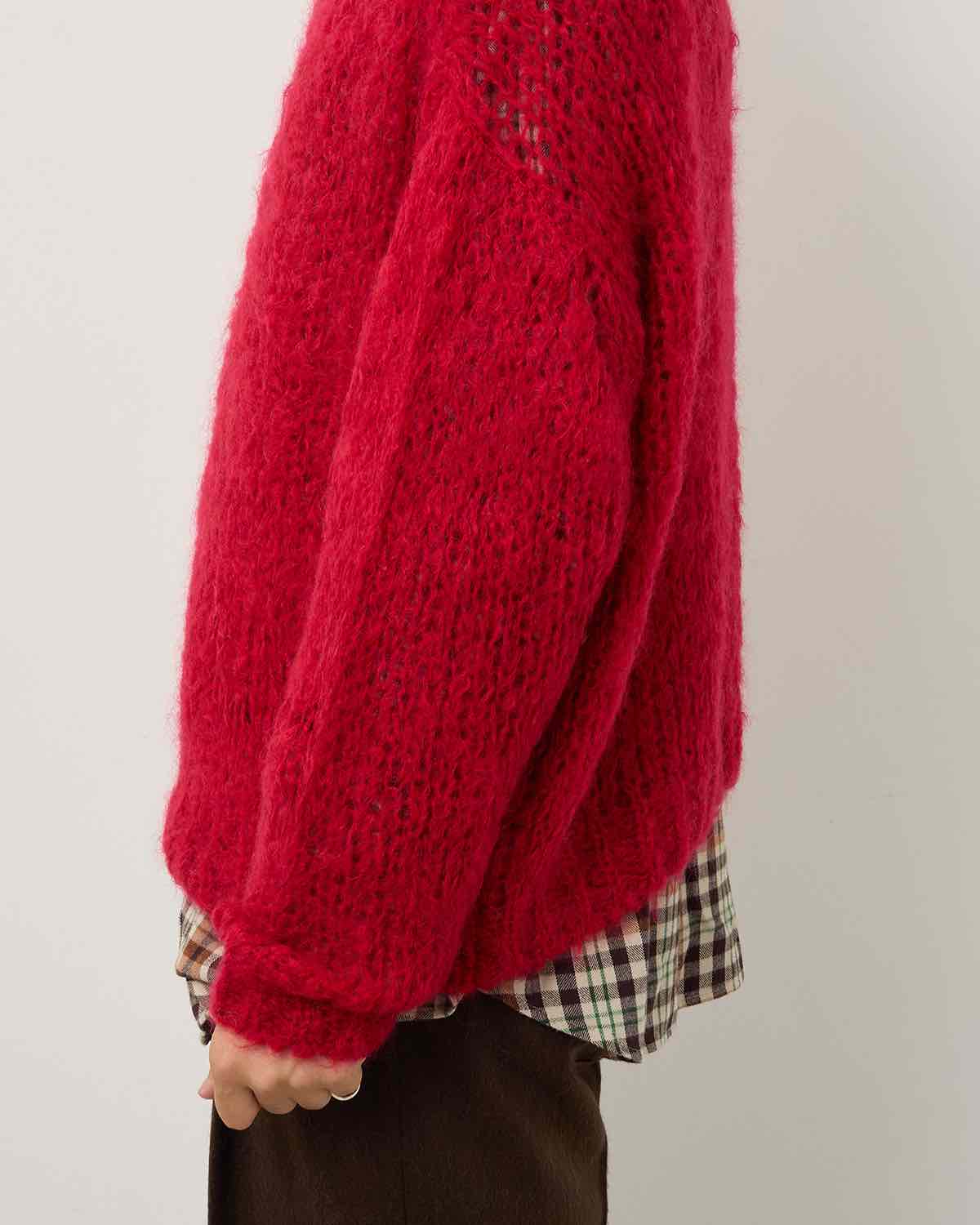 MOHAIR PULLOVER KNIT