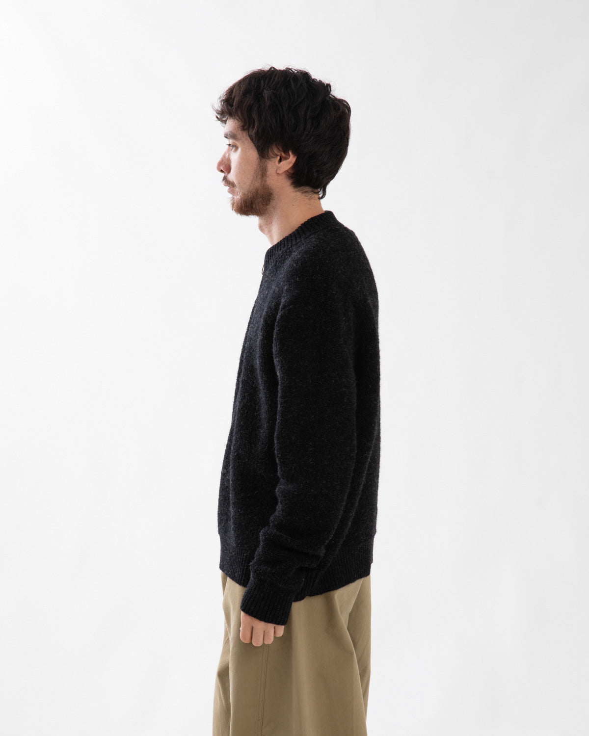 ZIP PULLOVER KNIT