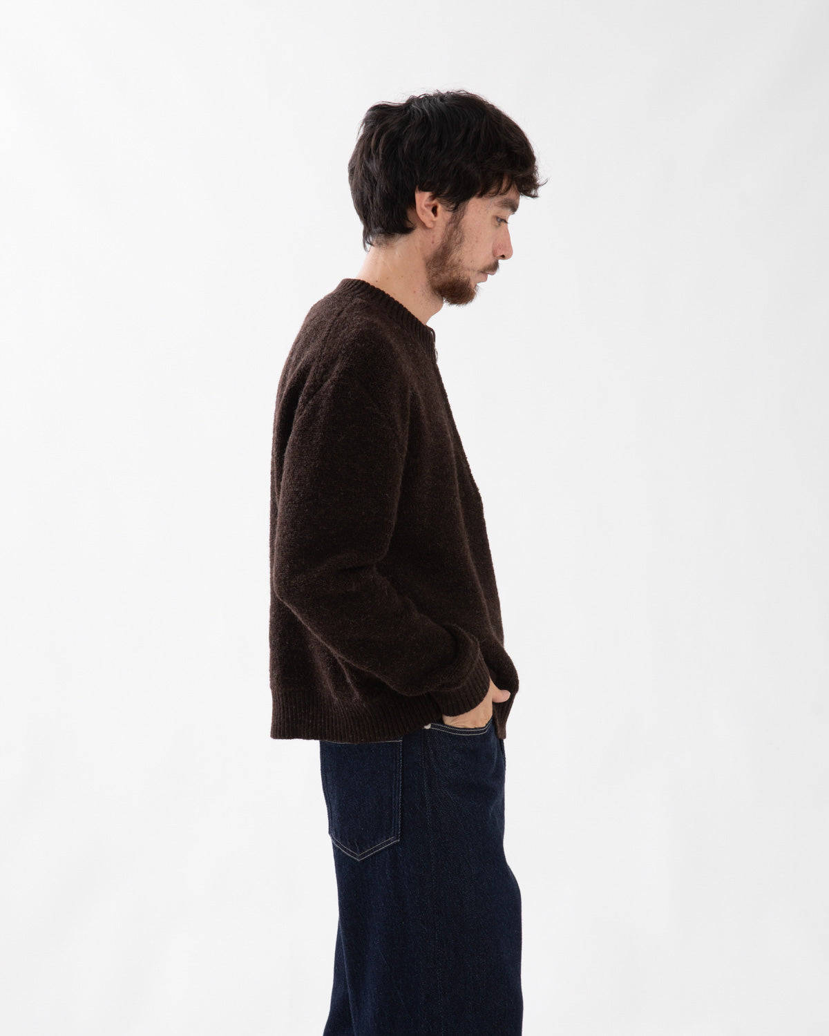 ZIP PULLOVER KNIT