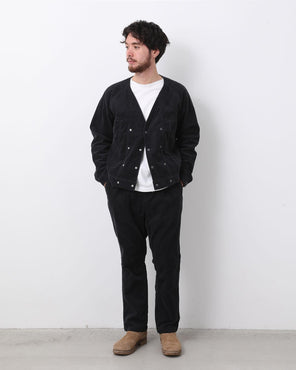 MONK EASY PANTS COTTON CORD SULFUR DYE