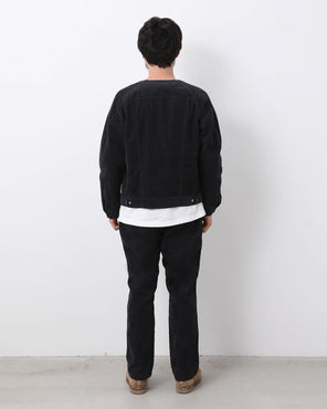 MONK EASY PANTS COTTON CORD SULFUR DYE