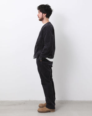 MONK EASY PANTS COTTON CORD SULFUR DYE