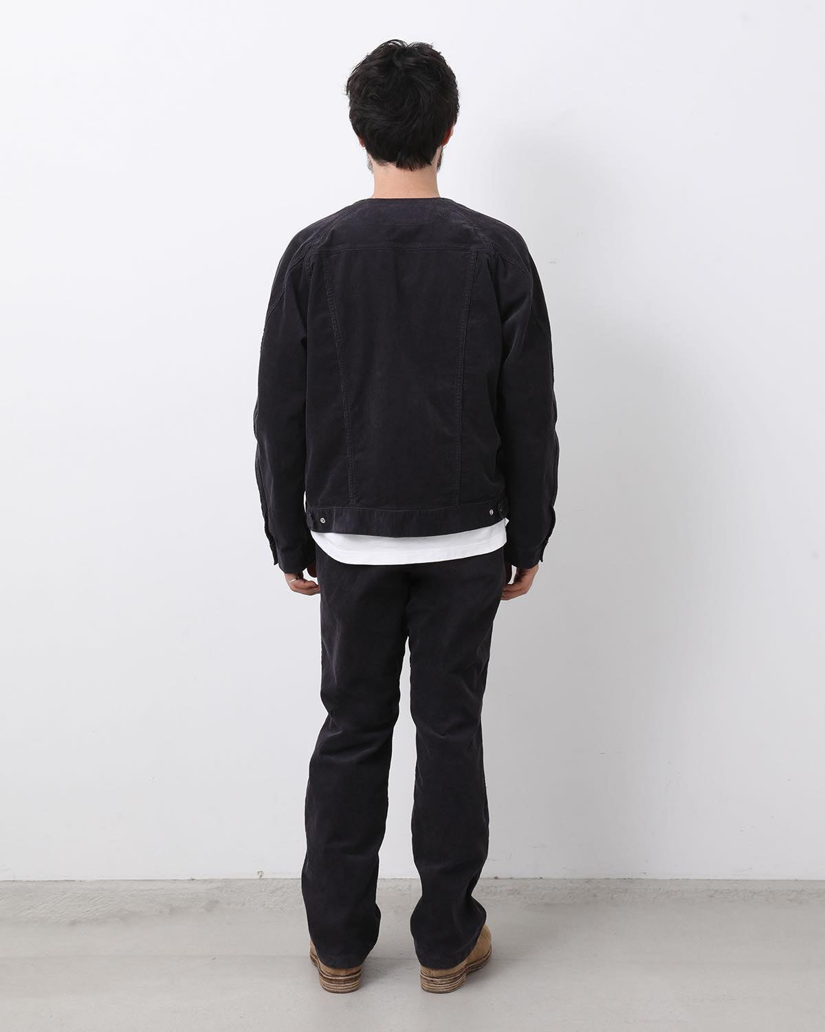 MONK EASY PANTS COTTON CORD SULFUR DYE