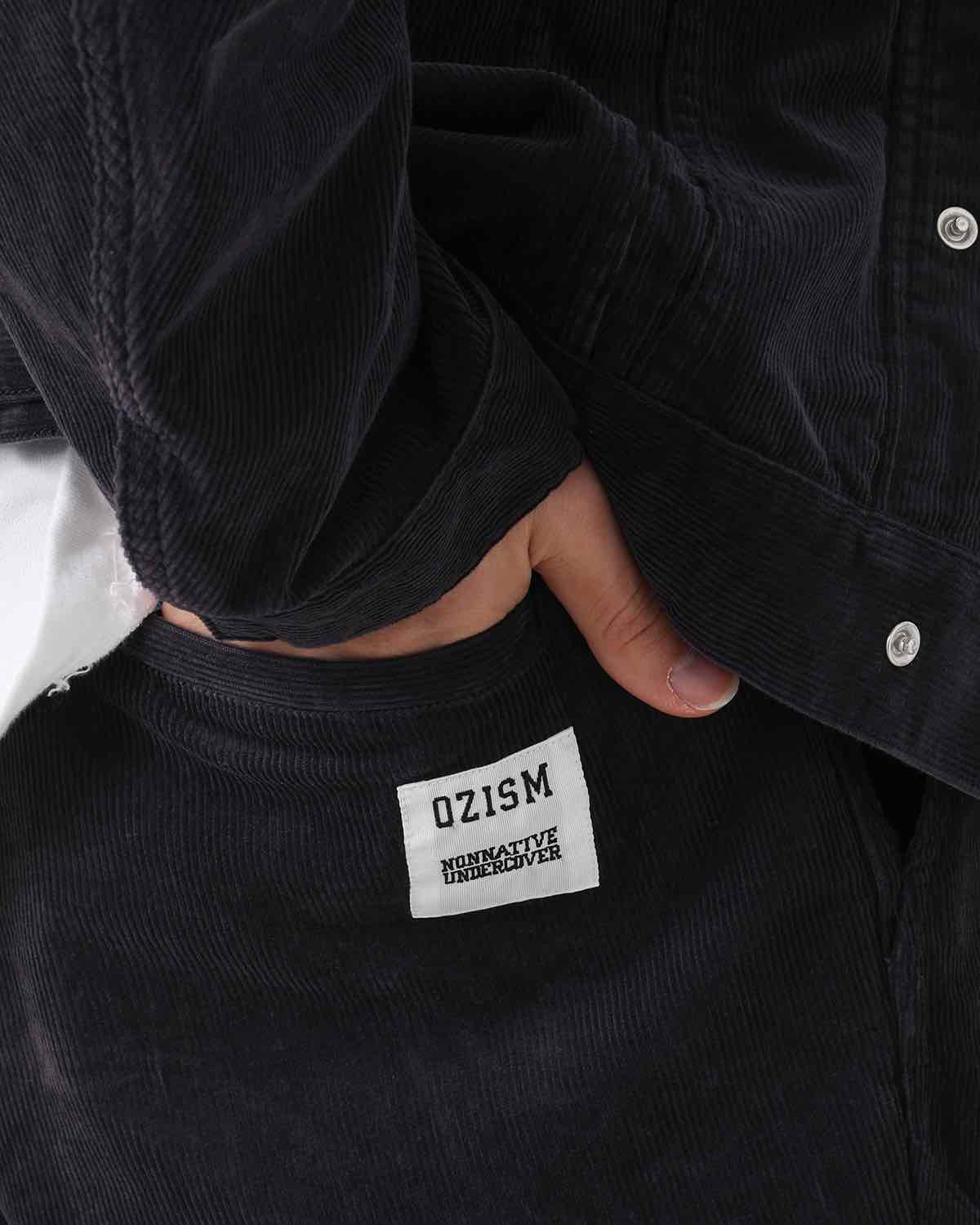 MONK EASY PANTS COTTON CORD SULFUR DYE