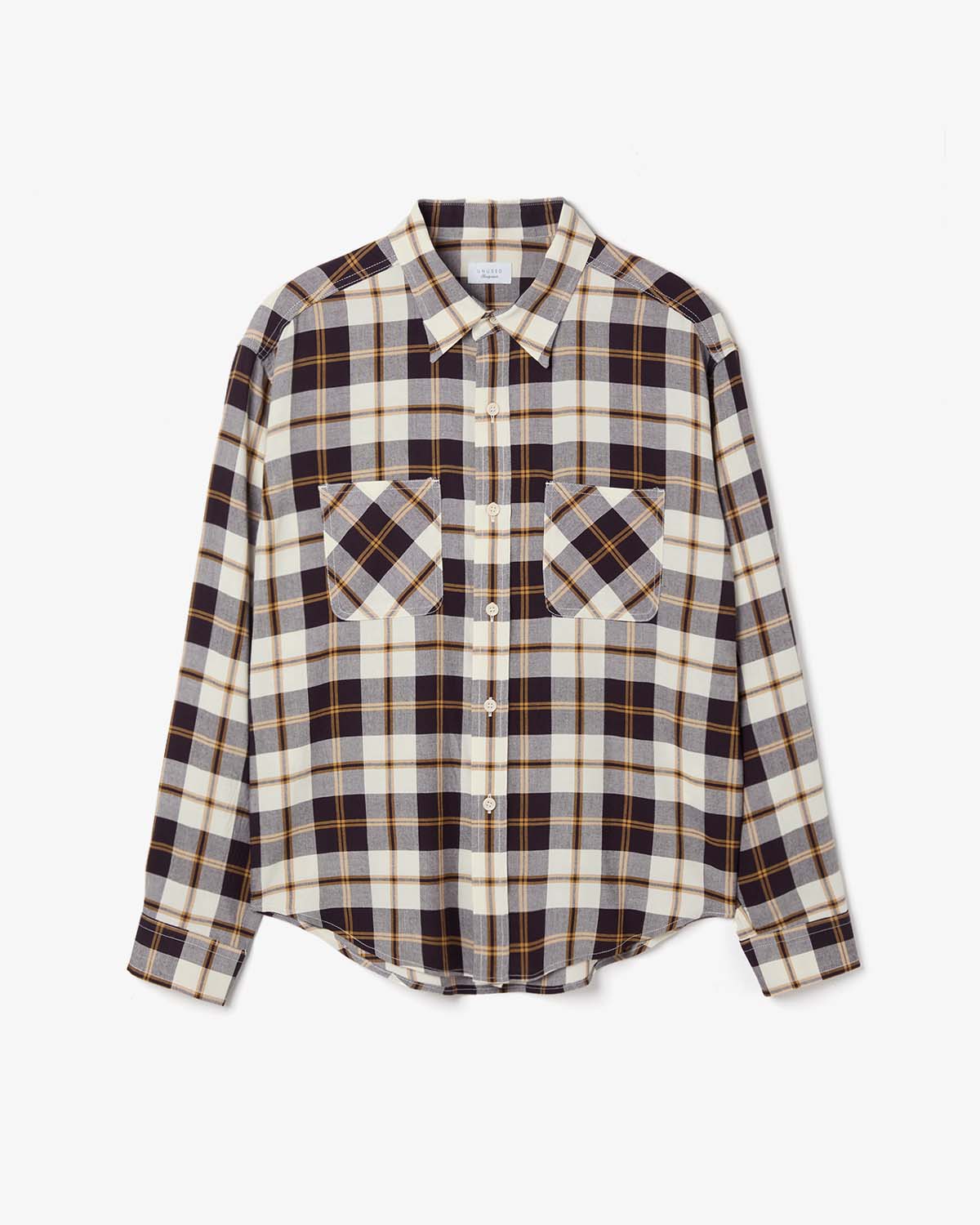 LONG SLEEVE RAYON CHECK SHIRT