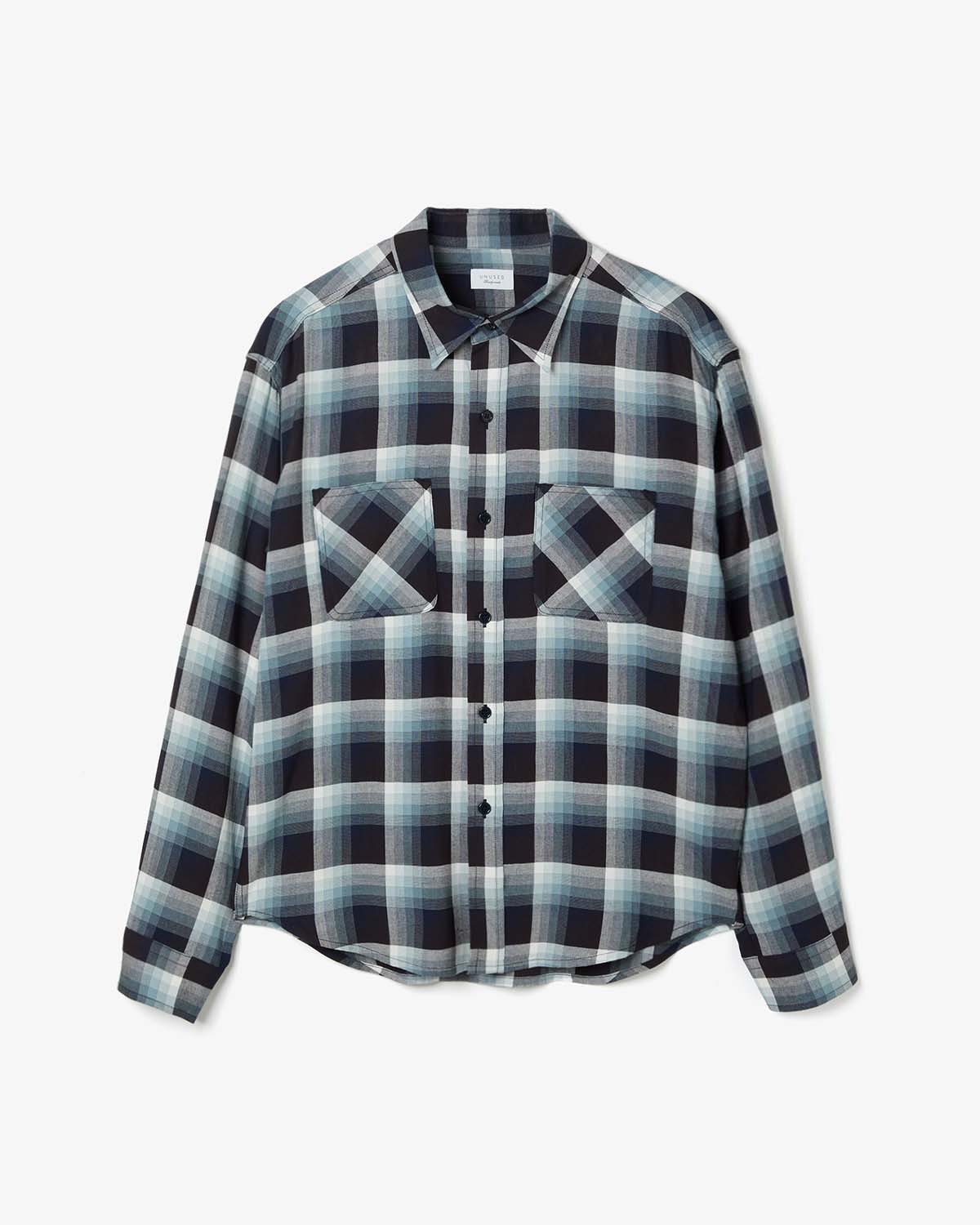 LONG SLEEVE RAYON CHECK SHIRT