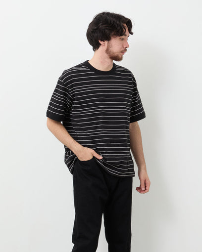 BORDER SHORT SLEEVE T-SHIRT