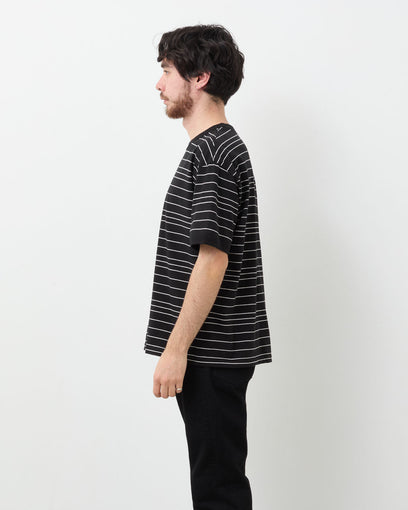 BORDER SHORT SLEEVE T-SHIRT
