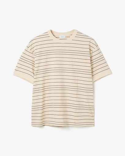 BORDER SHORT SLEEVE T-SHIRT
