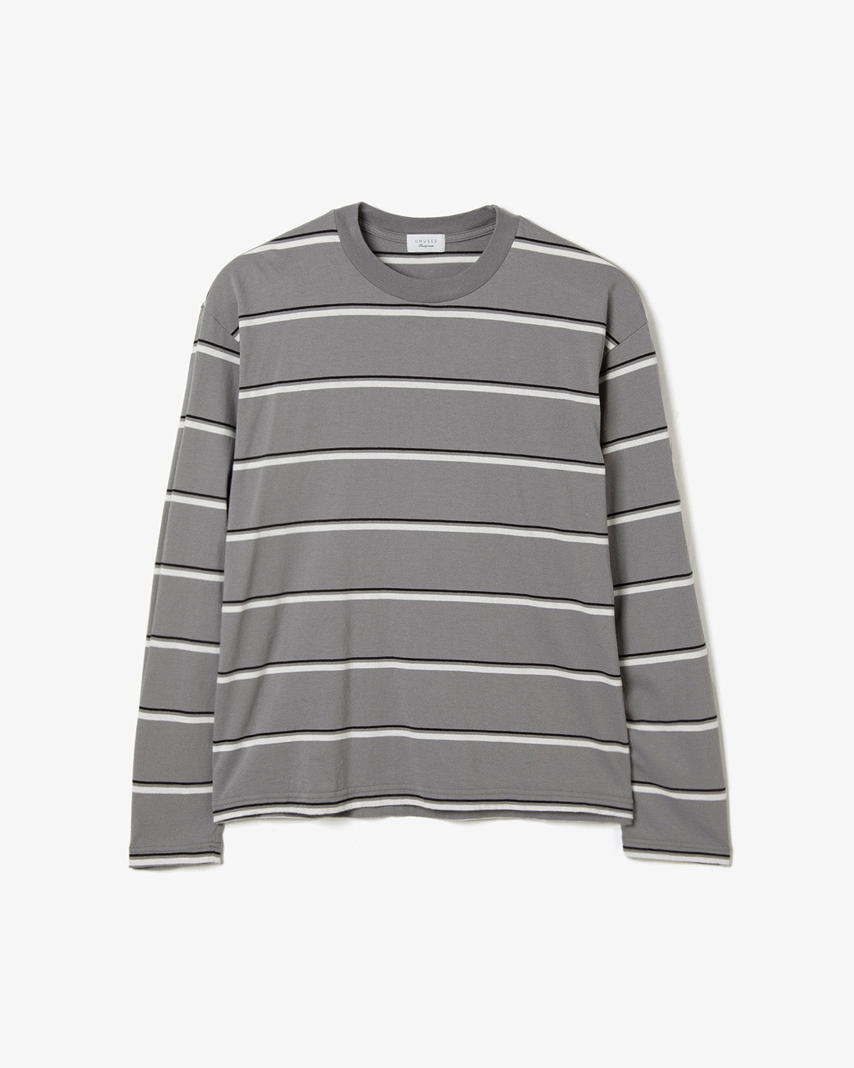 LONG SLEEVE BORDER T-SHIRT