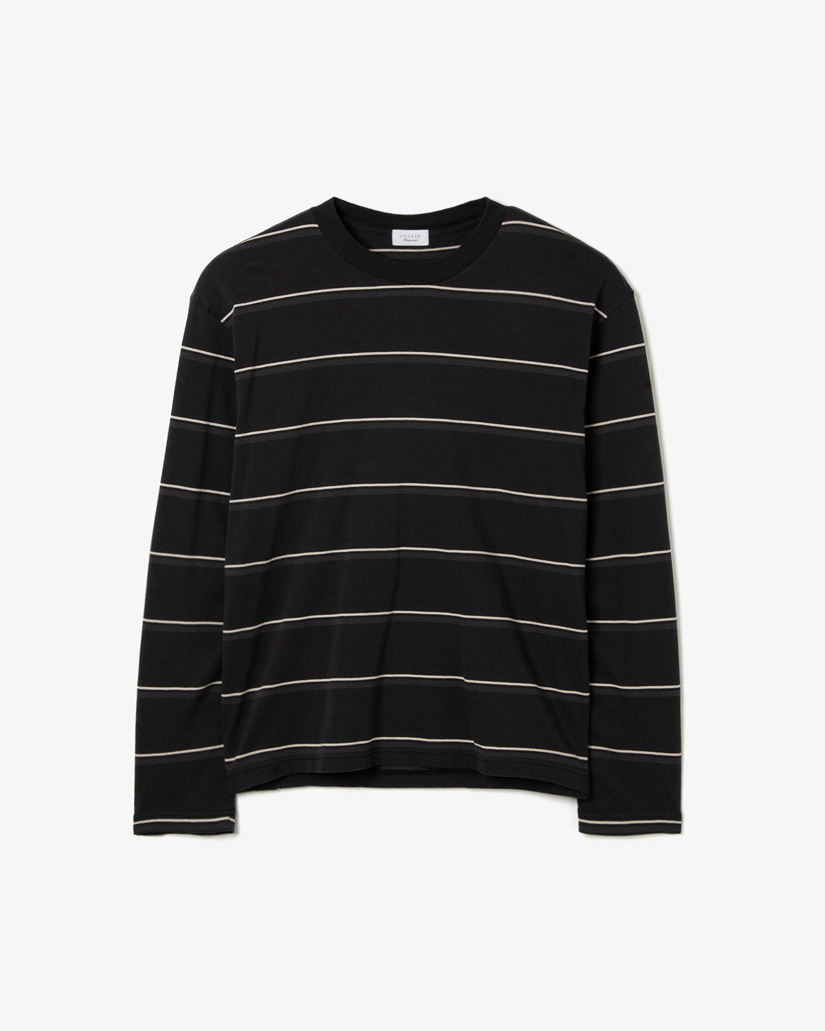 LONG SLEEVE BORDER T-SHIRT