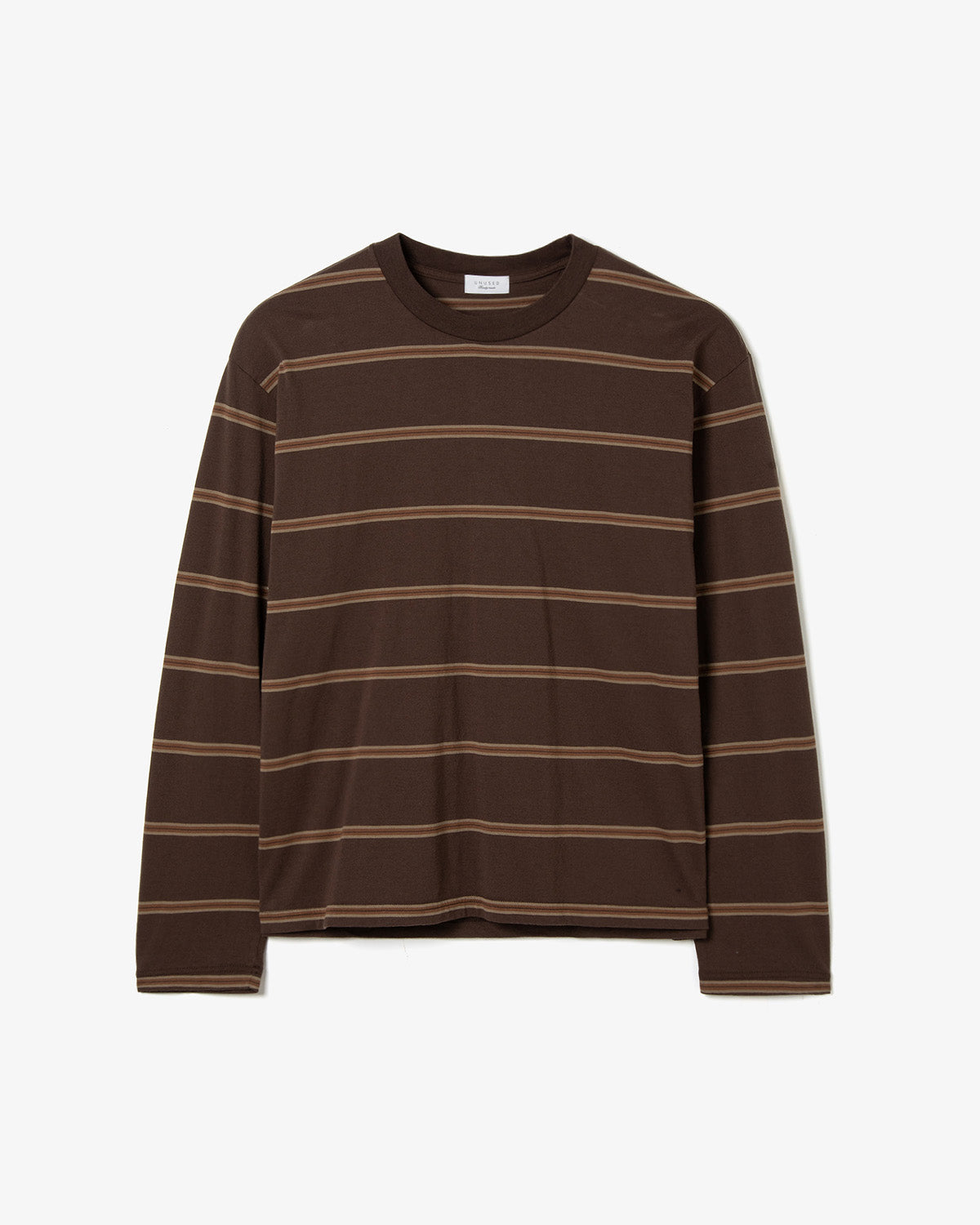 LONG SLEEVE BORDER T-SHIRT