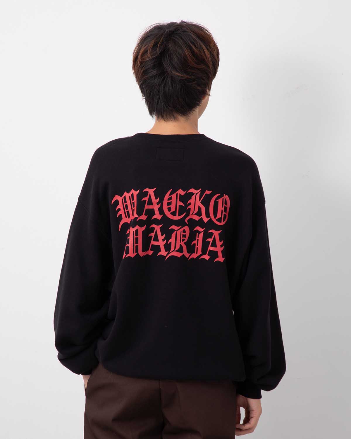 DEATH ROW RECORDS / WASHED MIDDLE WEIGHT CREW NECK SWEAT SHIRT