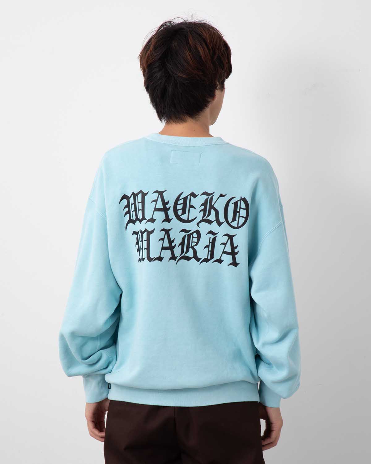 DEATH ROW RECORDS / WASHED MIDDLE WEIGHT CREW NECK SWEAT SHIRT