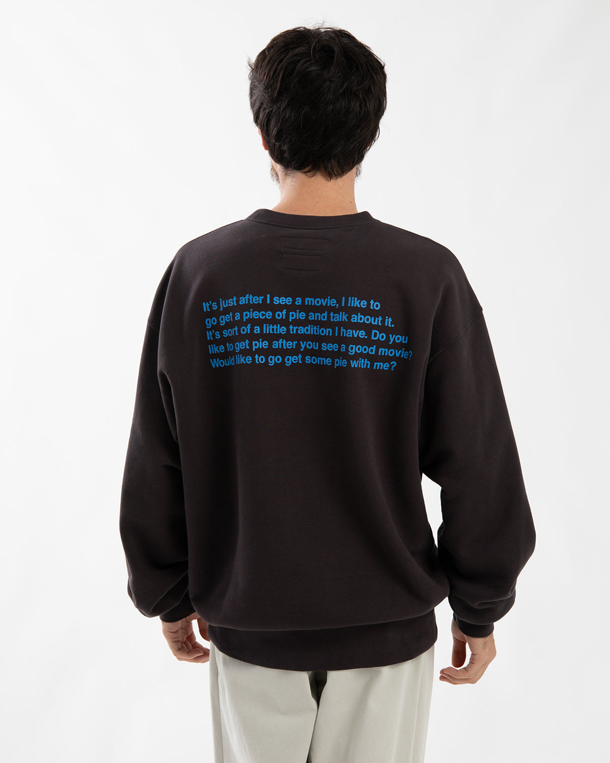 TRUE ROMANCE / WASHED CREW NECK SWEAT SHIRT