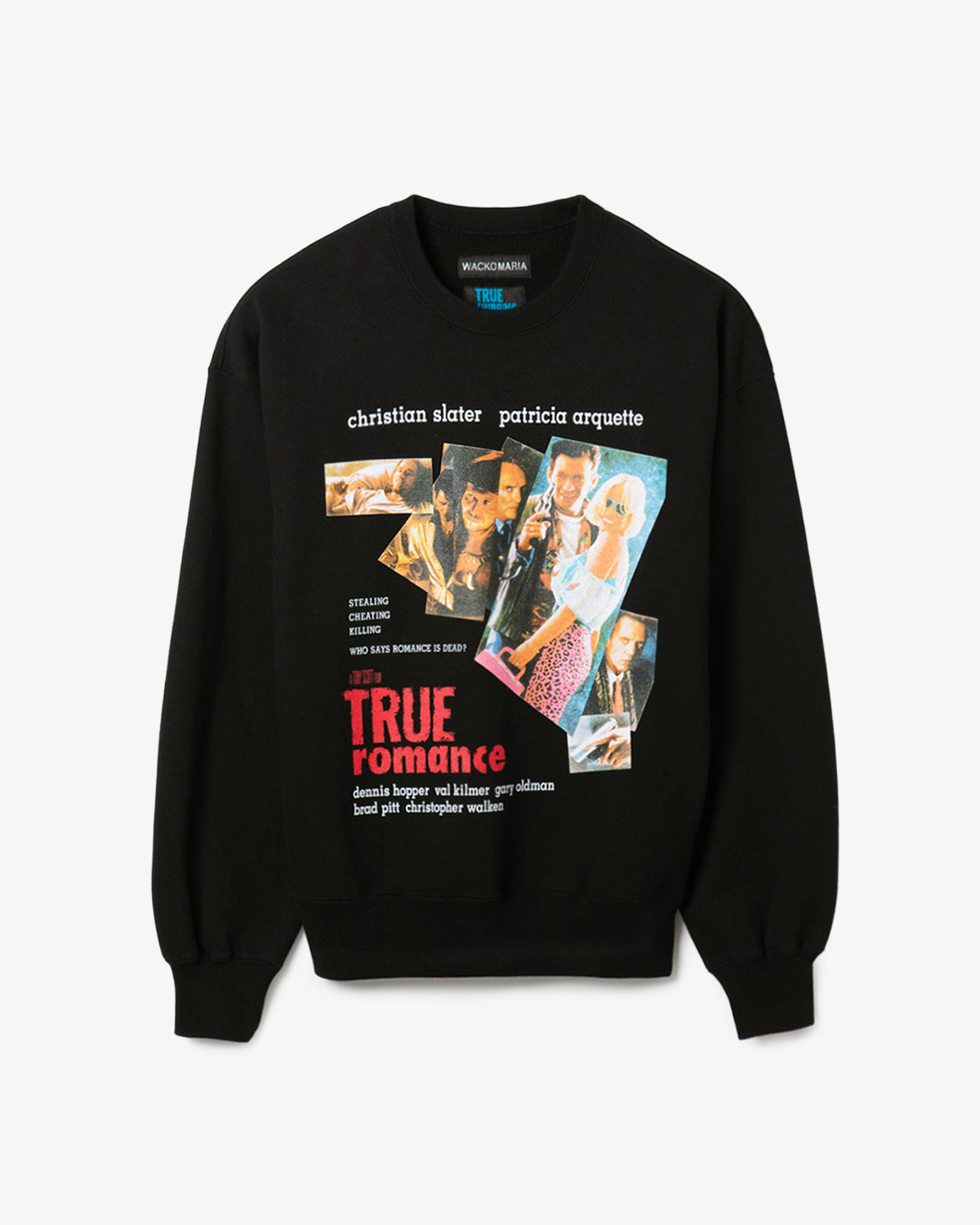 TRUE ROMANCE / WASHED CREW NECK SWEAT SHIRT