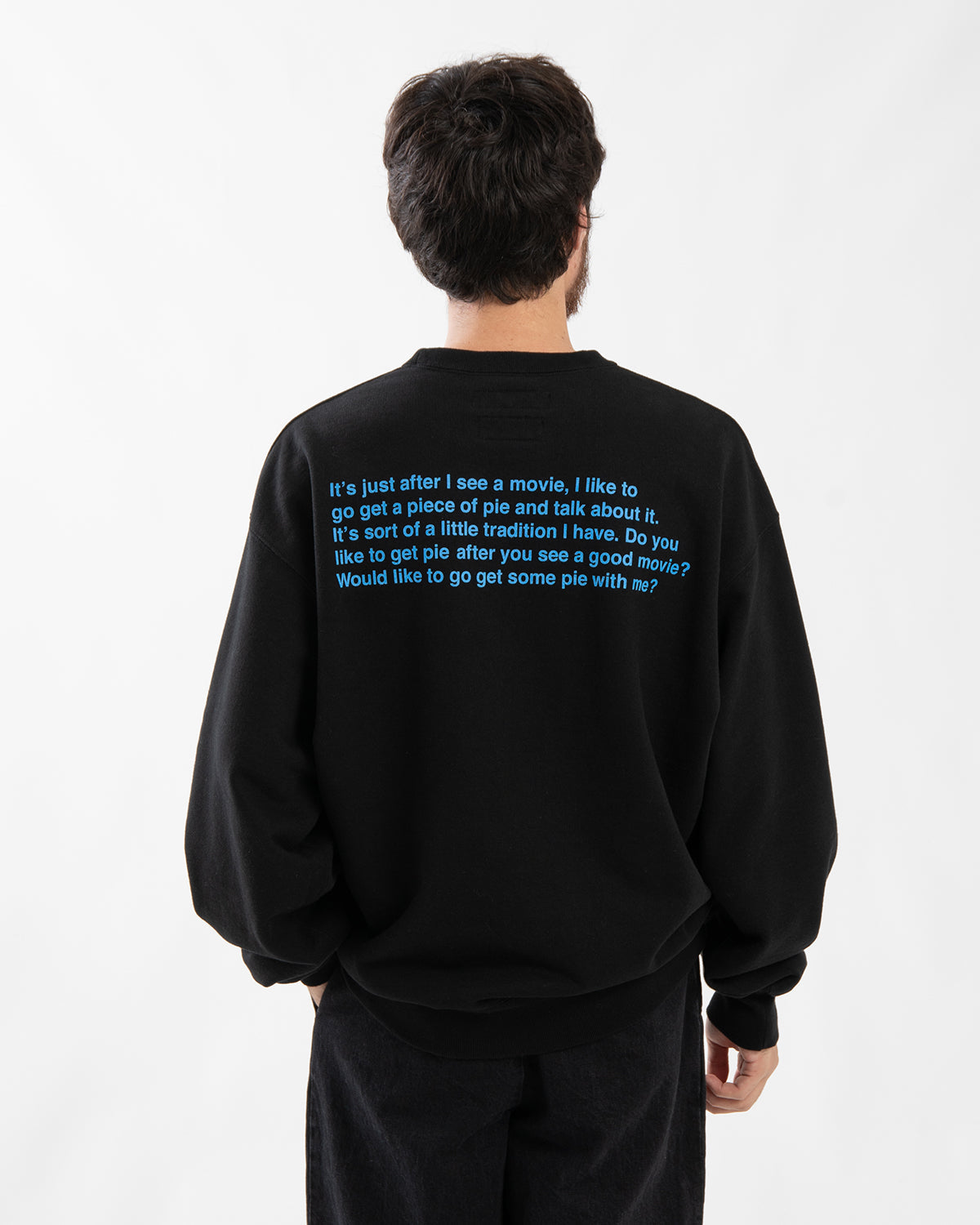 TRUE ROMANCE / WASHED CREW NECK SWEAT SHIRT