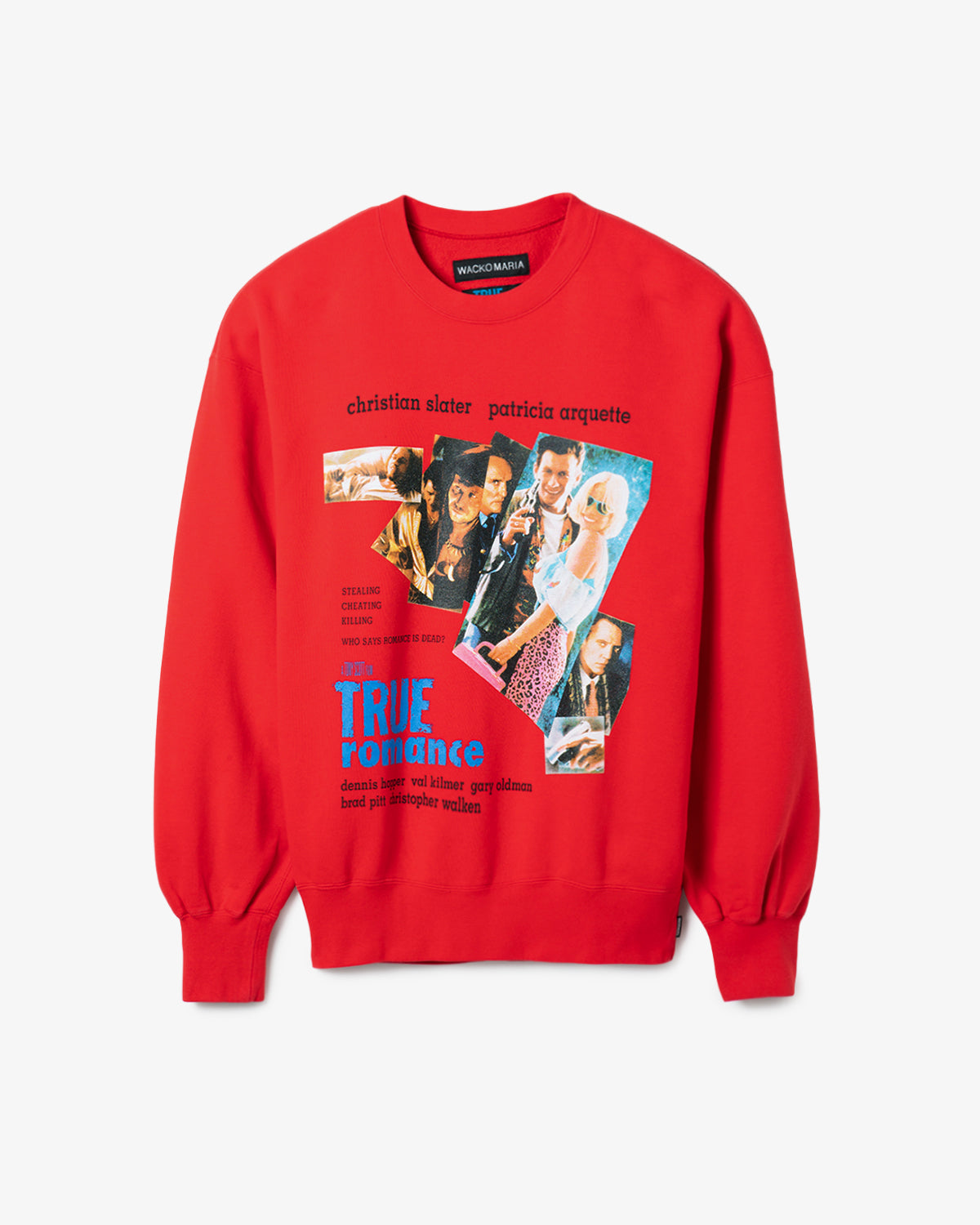 TRUE ROMANCE / WASHED CREW NECK SWEAT SHIRT