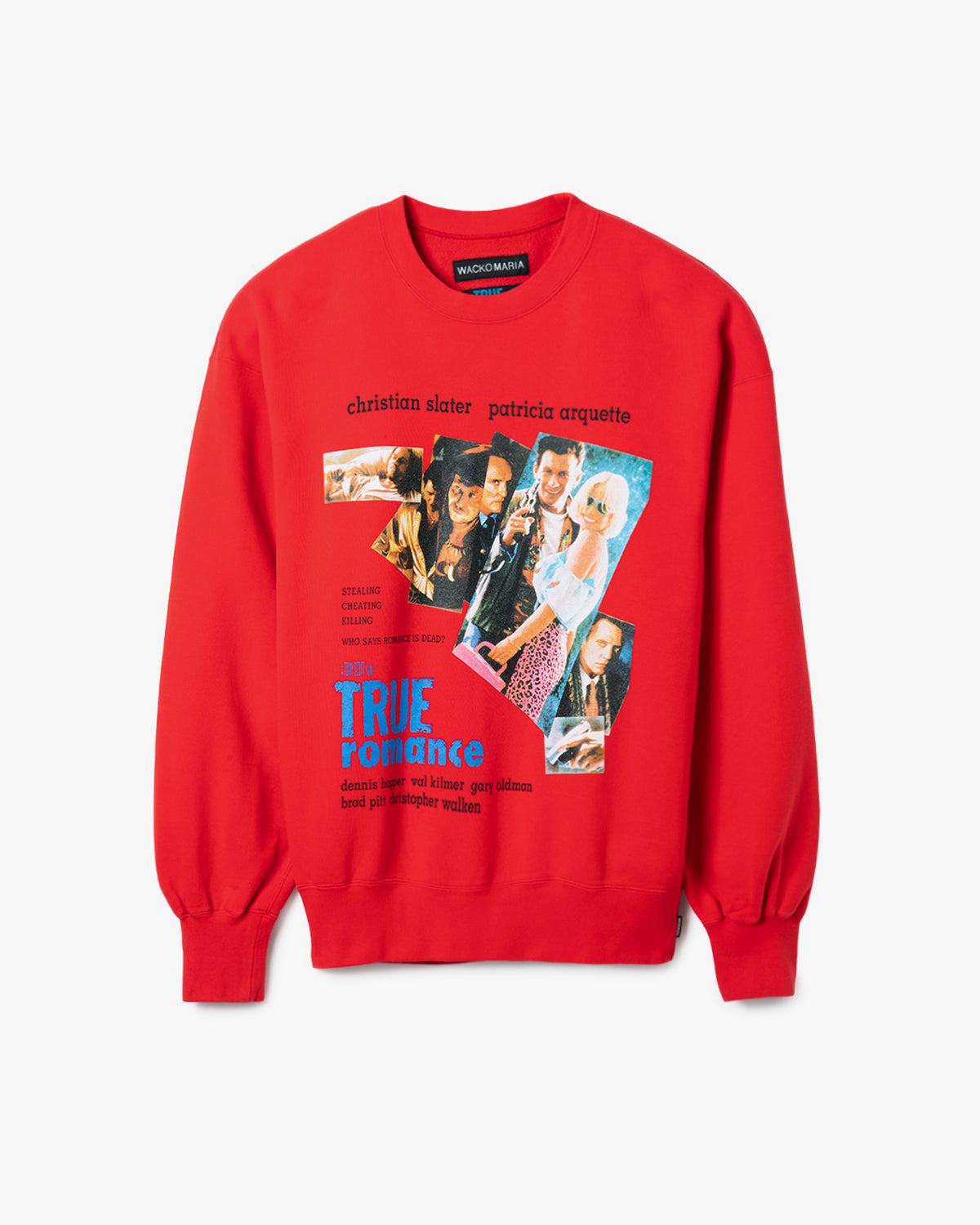 TRUE ROMANCE / WASHED CREW NECK SWEAT SHIRT