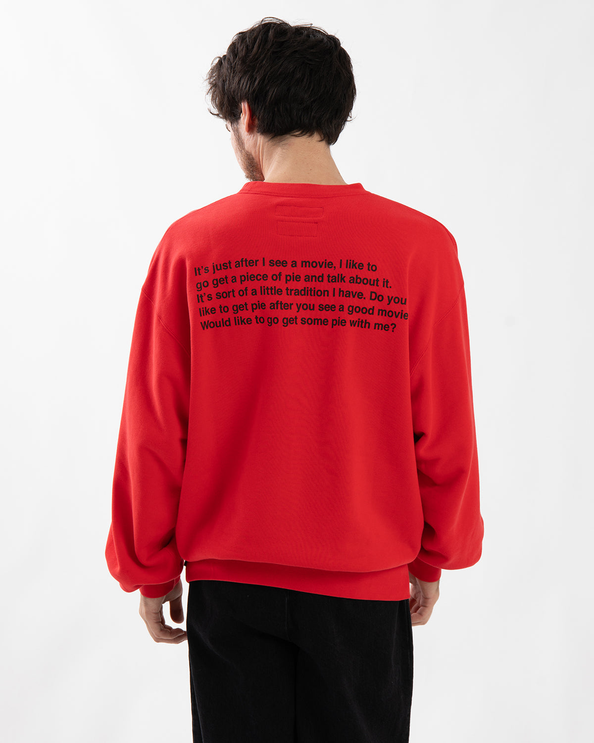 TRUE ROMANCE / WASHED CREW NECK SWEAT SHIRT