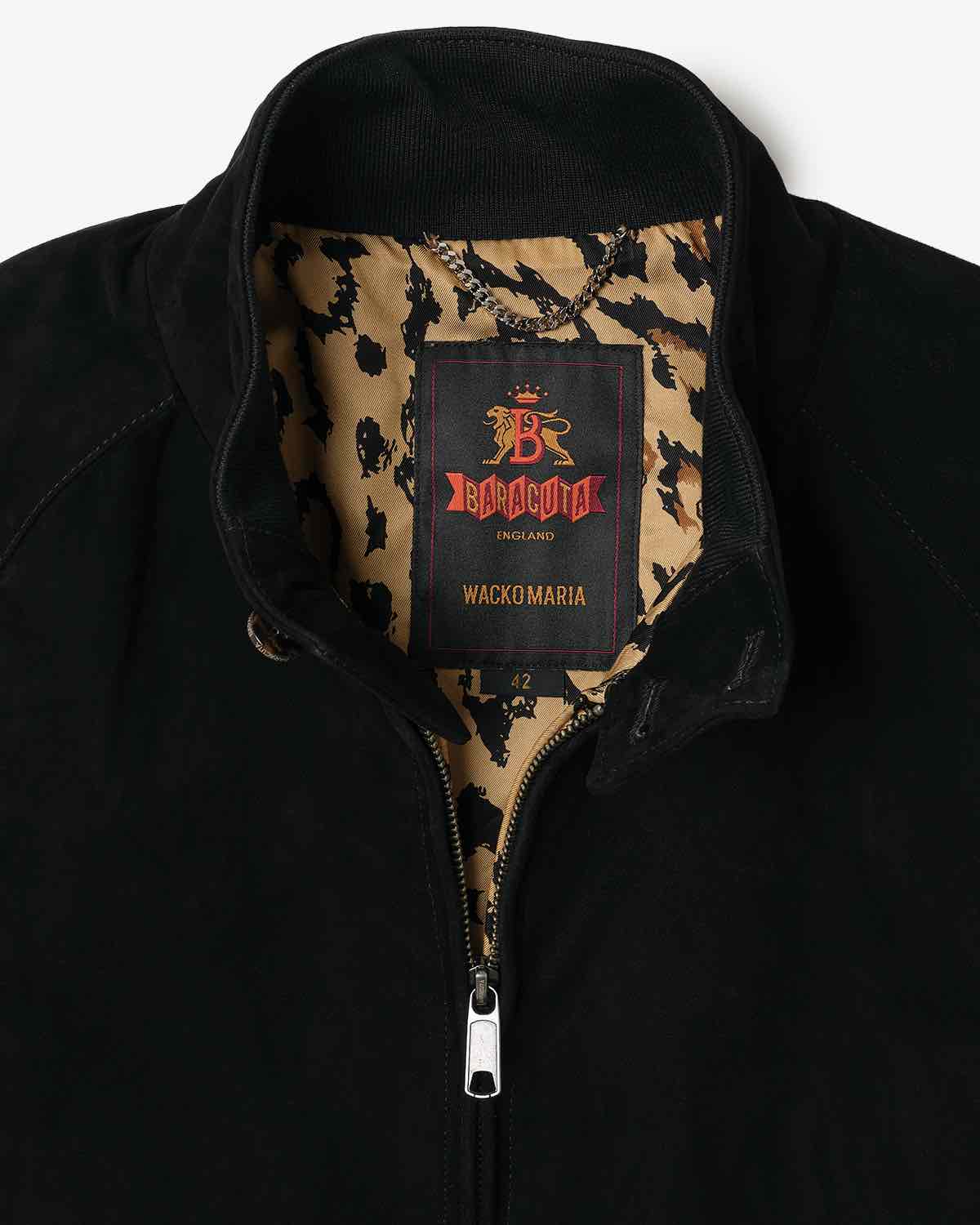 BARACUTA / G9 SUEDE LEATHER HARRINGTON JACKET