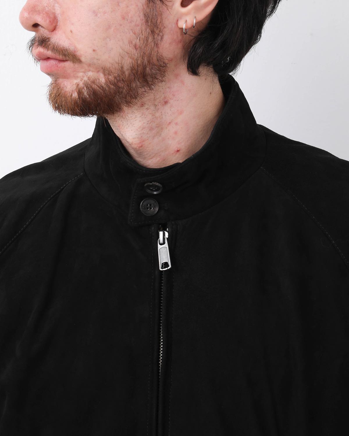 BARACUTA / G9 SUEDE LEATHER HARRINGTON JACKET