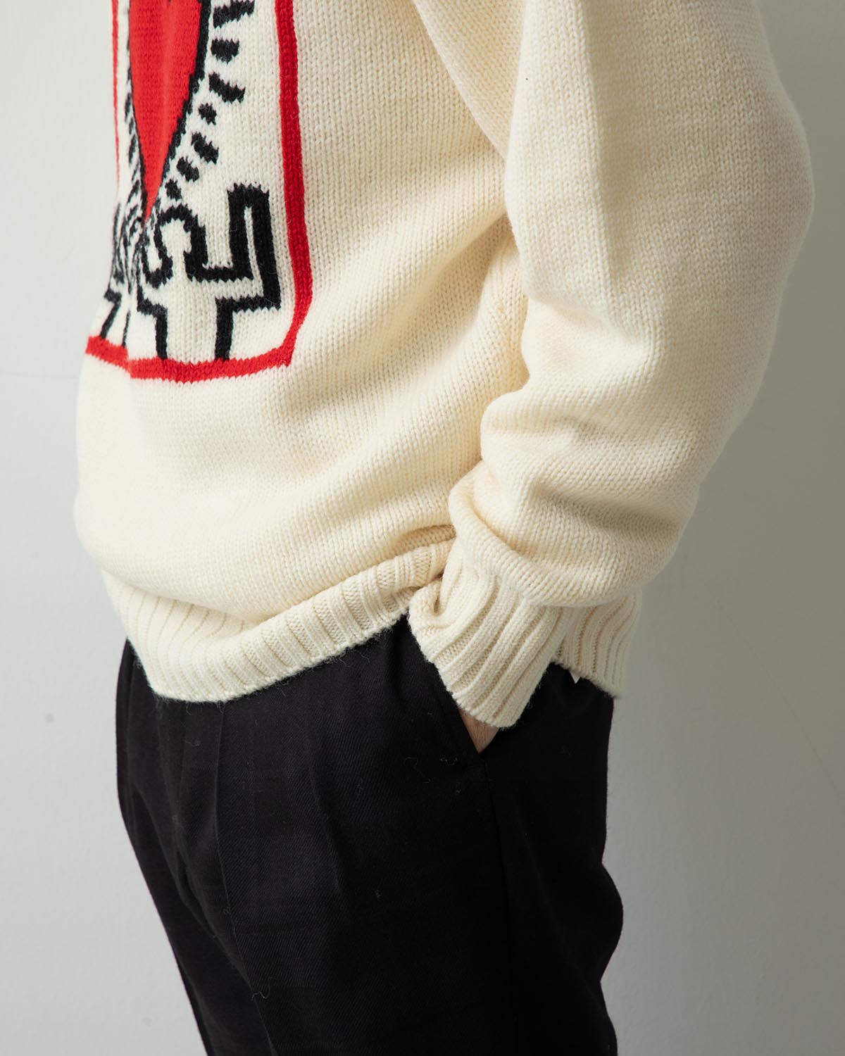 KEITH HARING / CREW NECK SWEATER ( TYPE-1 )