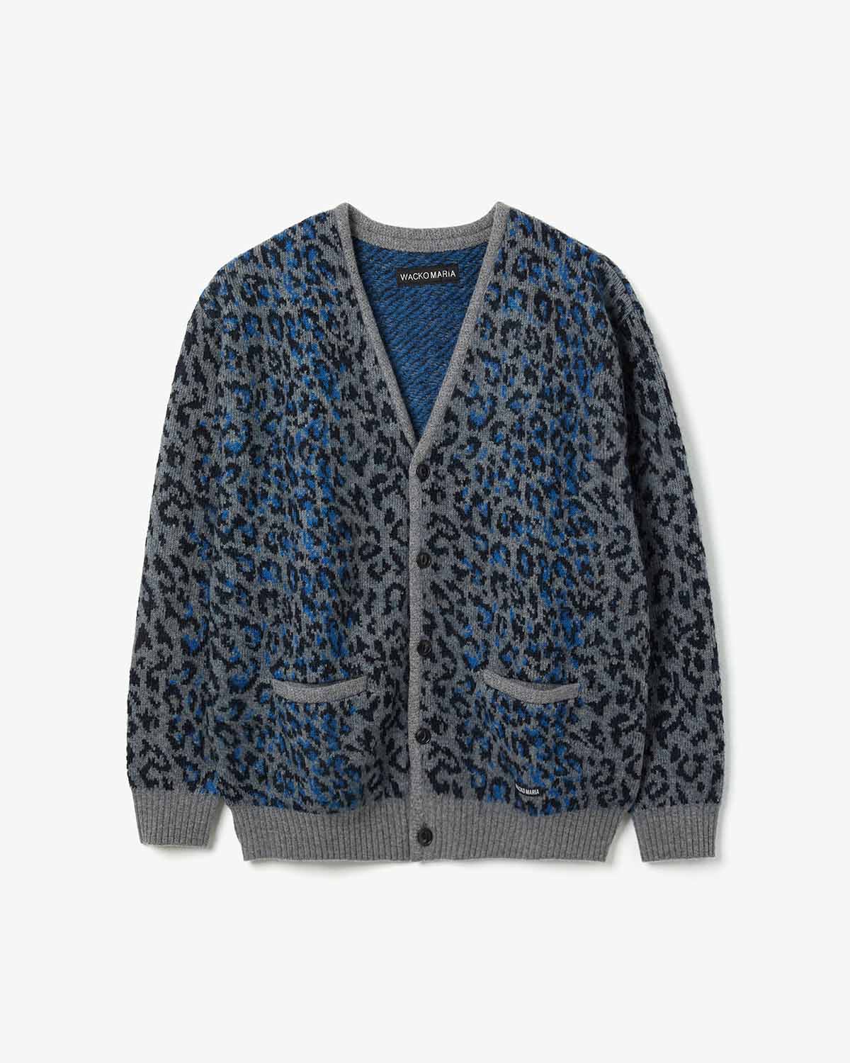 LEOPARD MOHAIR CARDIGAN