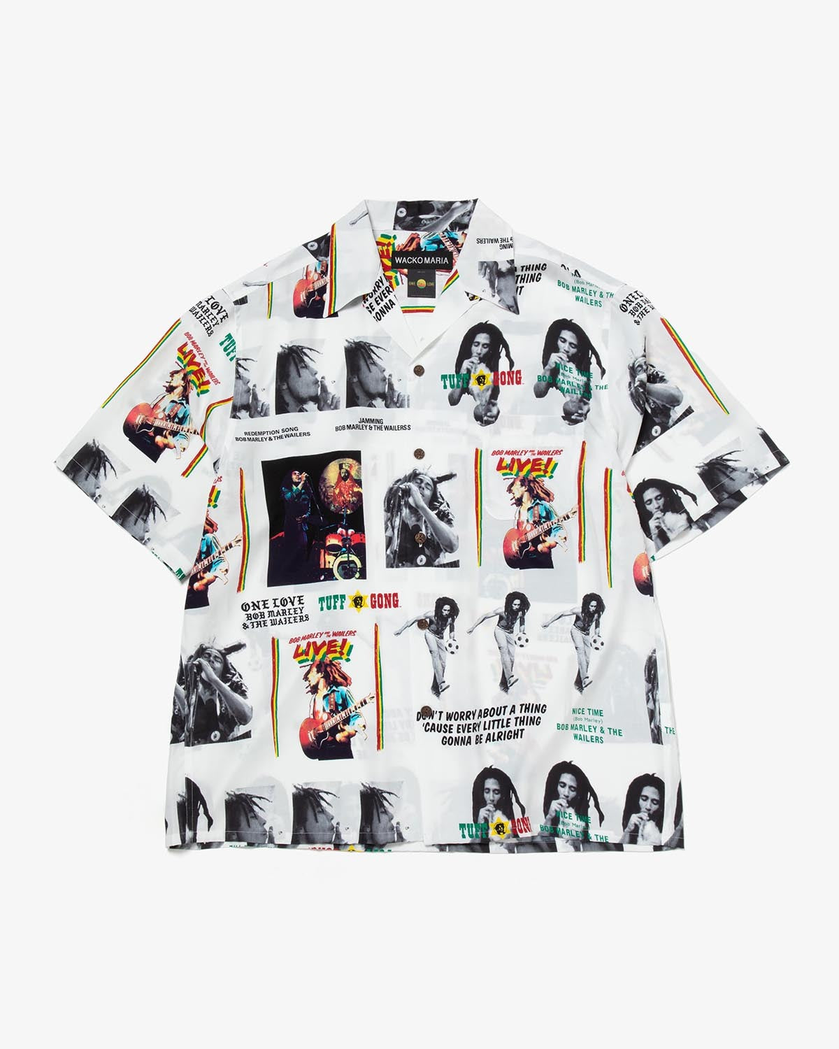 BOB MARLEY / HAWAIIAN SHIRT S/S ( TYPE-1 )