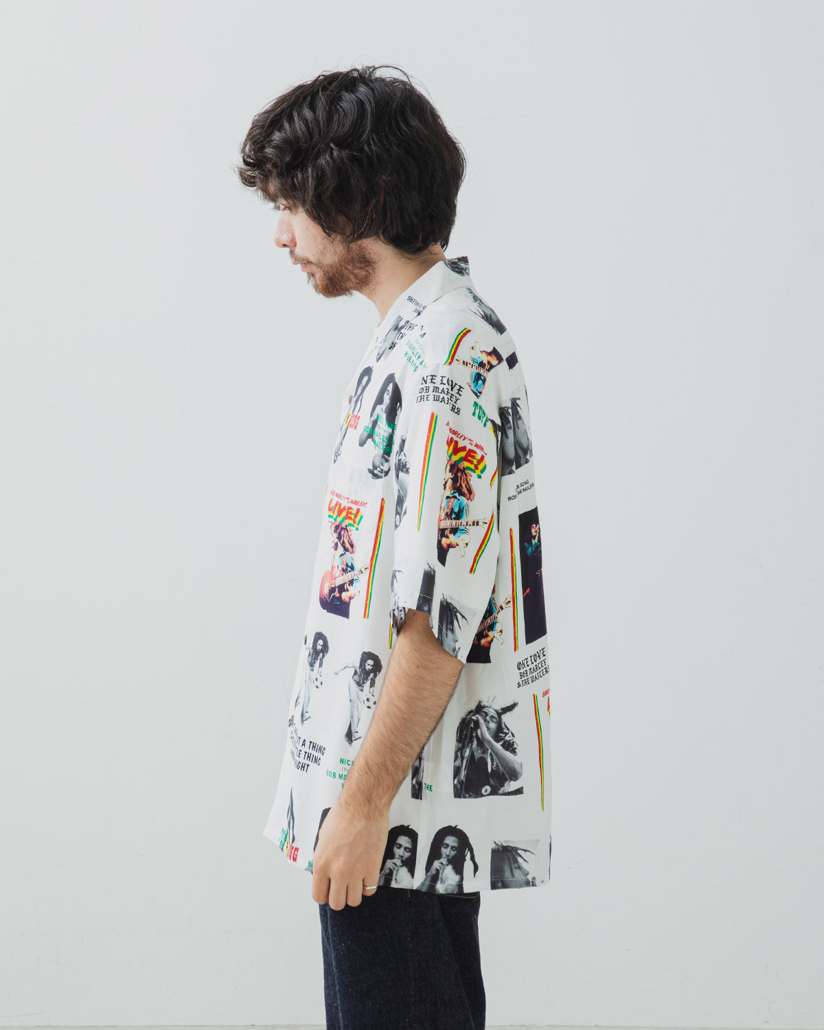 BOB MARLEY / HAWAIIAN SHIRT S/S ( TYPE-1 )