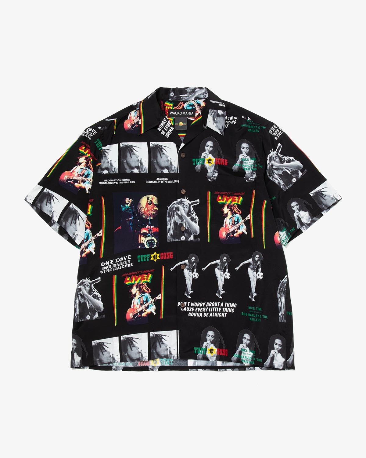 BOB MARLEY / HAWAIIAN SHIRT S/S ( TYPE-1 )