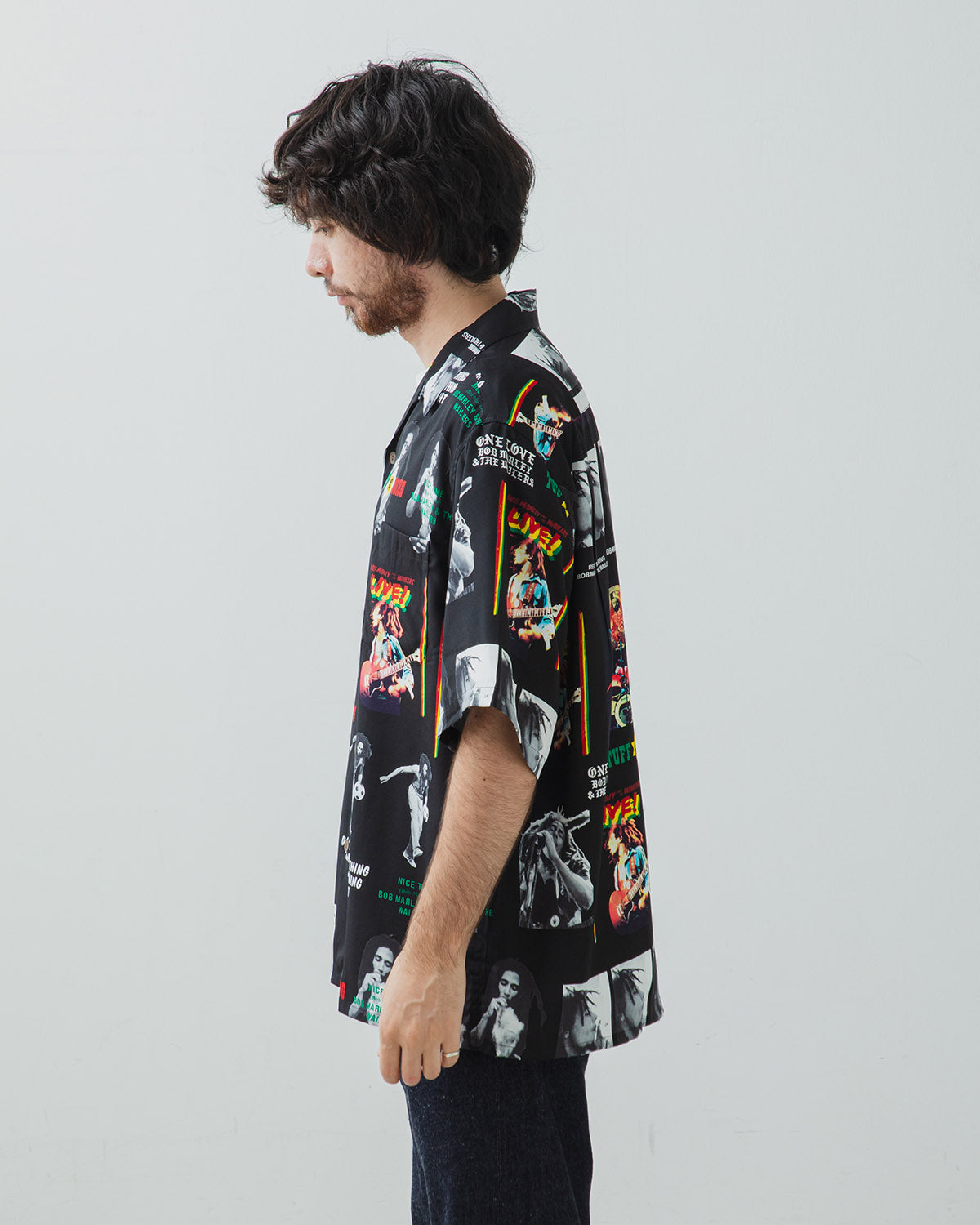 BOB MARLEY / HAWAIIAN SHIRT S/S ( TYPE-1 )