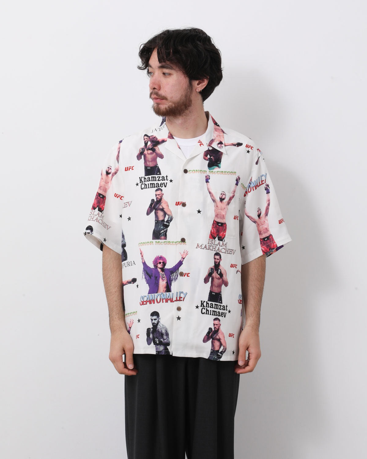 UFC / S/S HAWAIIAN SHIRT ( TYPE-1 )