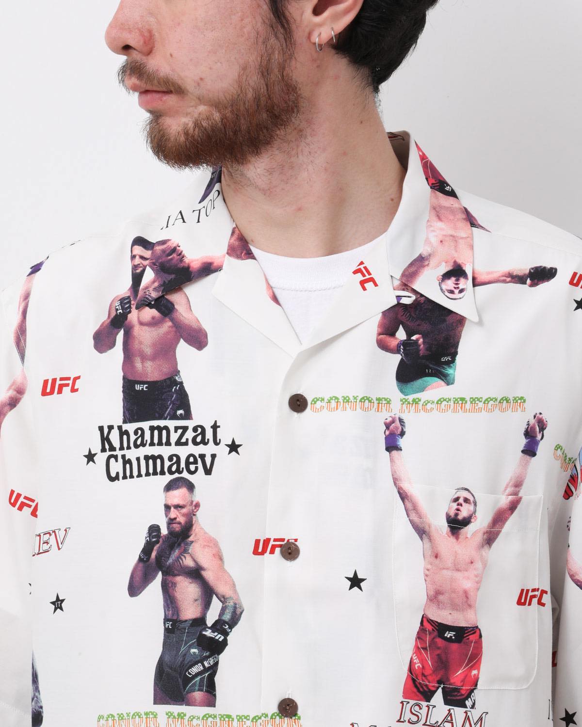 UFC / S/S HAWAIIAN SHIRT ( TYPE-1 )