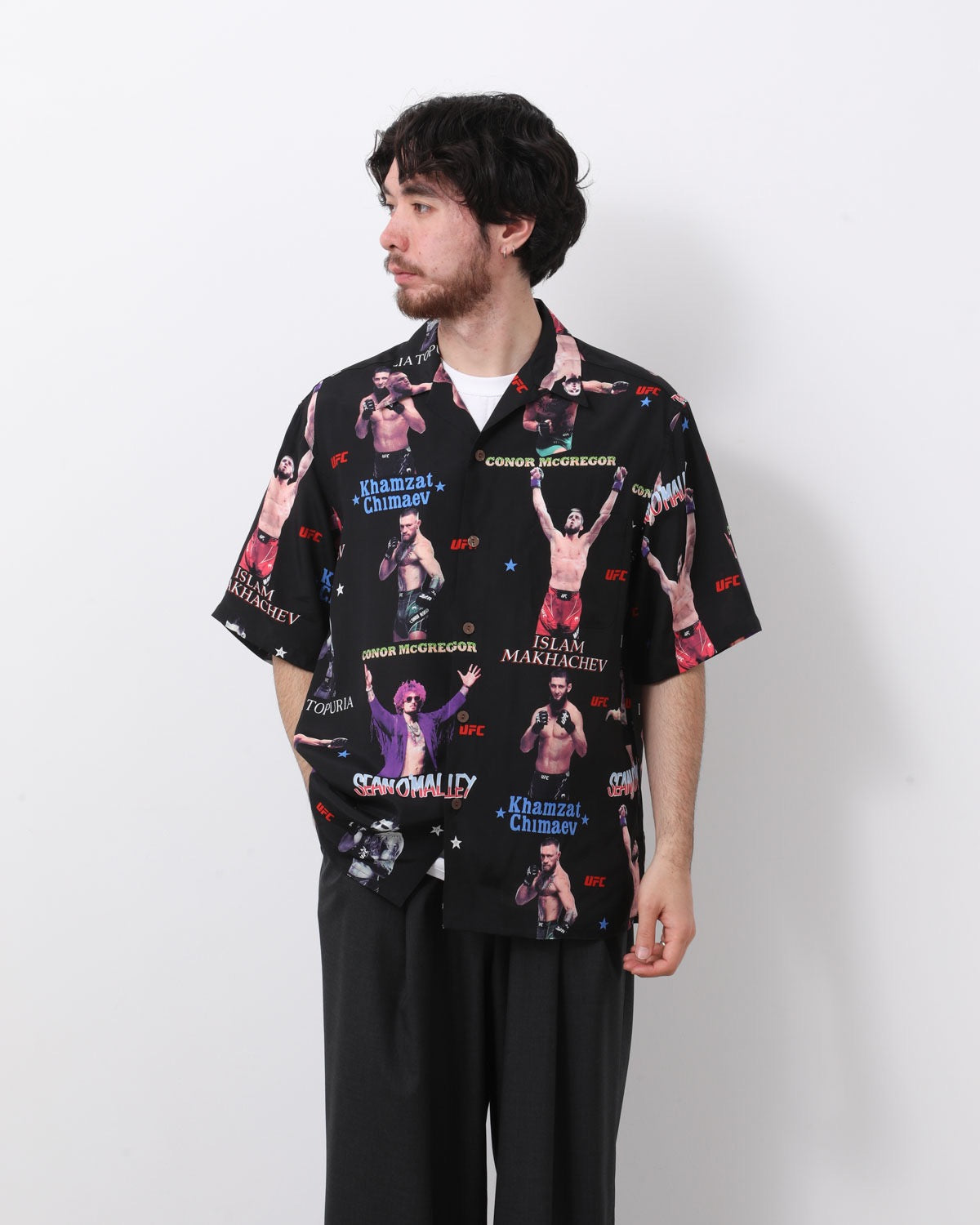 UFC / S/S HAWAIIAN SHIRT ( TYPE-1 )