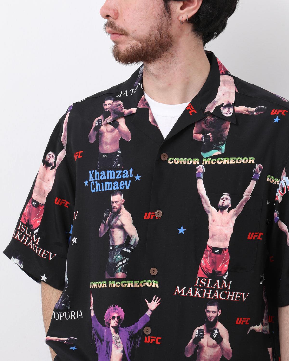 UFC / S/S HAWAIIAN SHIRT ( TYPE-1 )