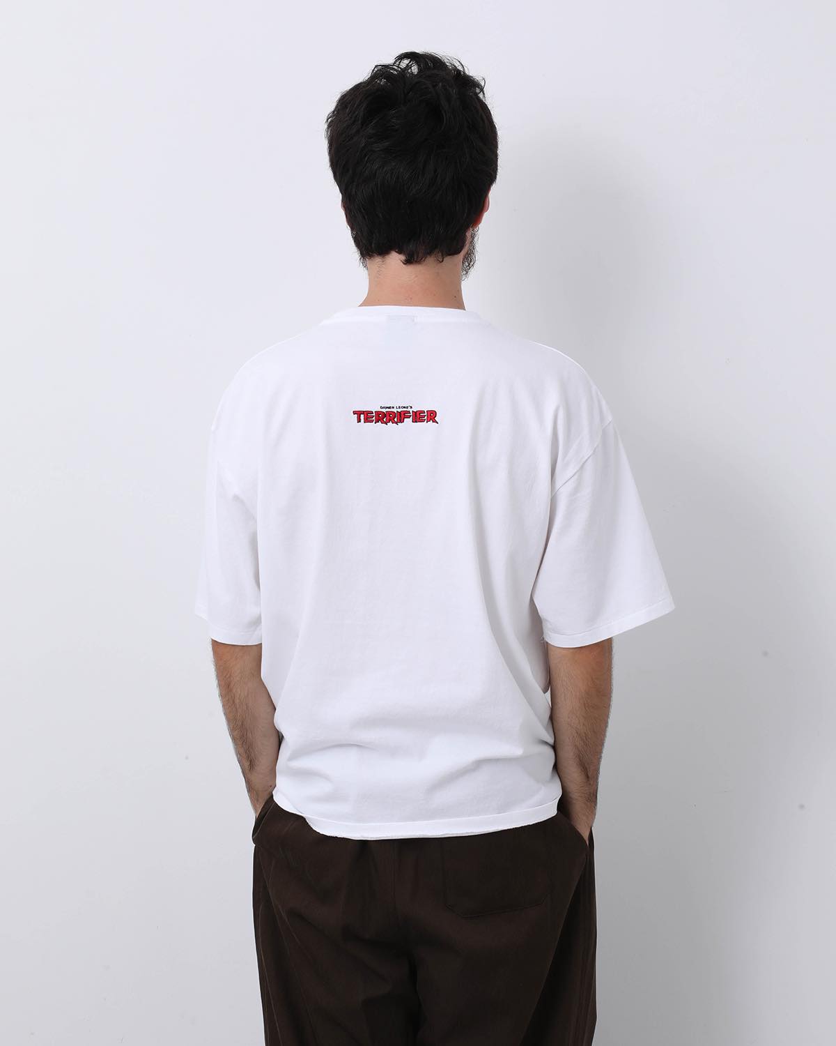 TERRIFIER / WASHED HEAVY WEIGHT CREW NECK T-SHIRT ( TYPE-2 )