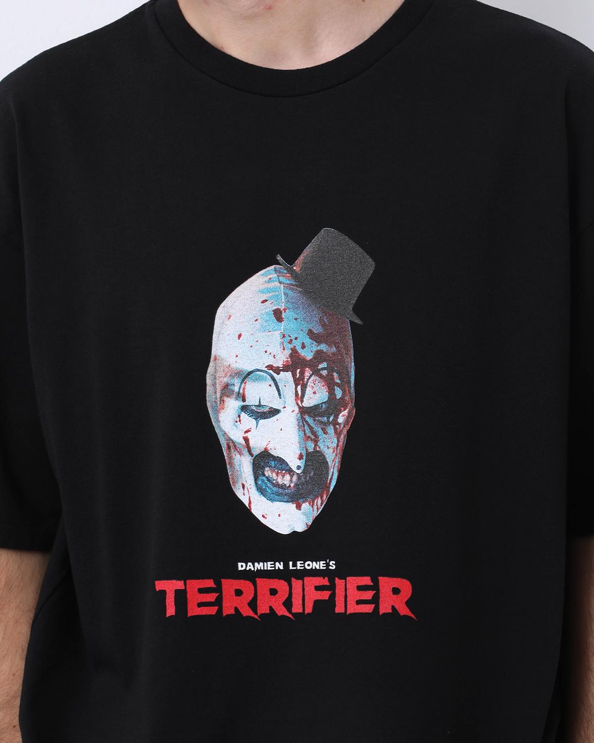 TERRIFIER / WASHED HEAVY WEIGHT CREW NECK T-SHIRT ( TYPE-2 )