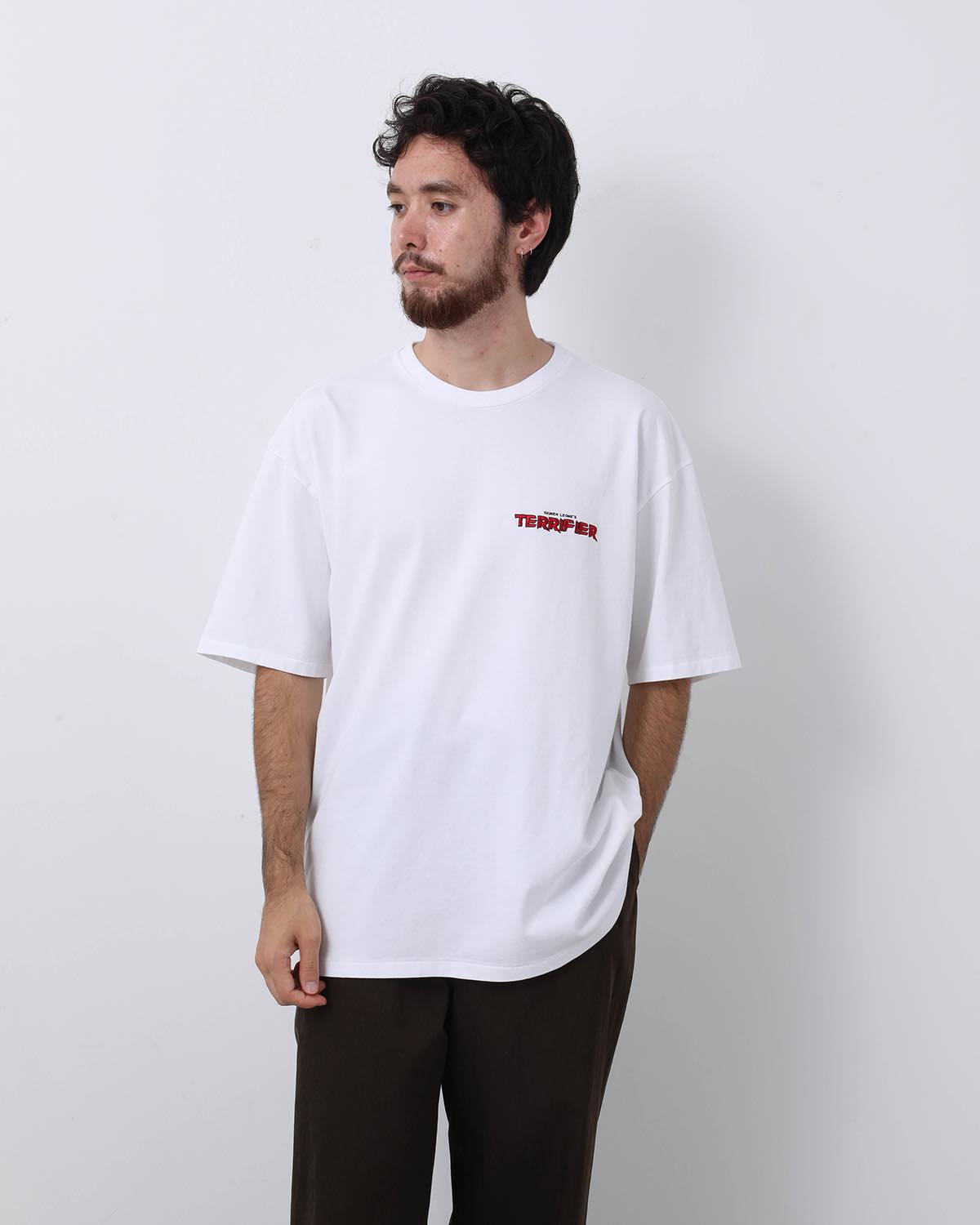 TERRIFIER / WASHED HEAVY WEIGHT CREW NECK T-SHIRT ( TYPE-4 )