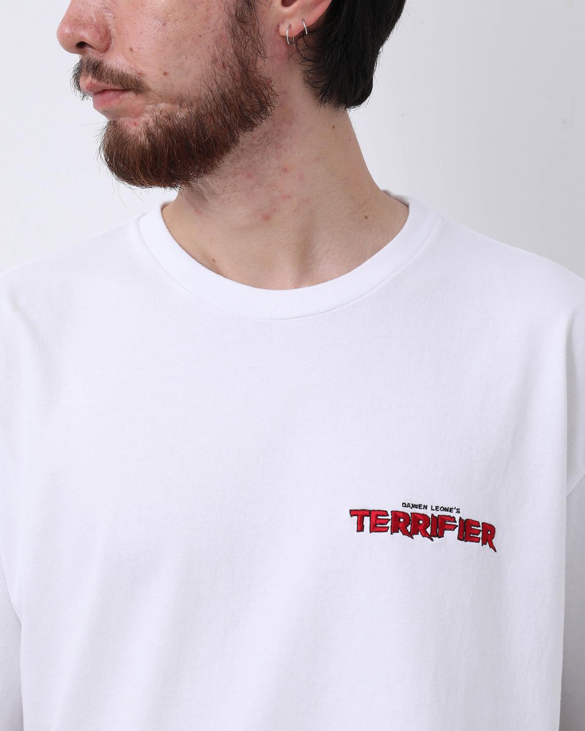 TERRIFIER / WASHED HEAVY WEIGHT CREW NECK T-SHIRT ( TYPE-4 )