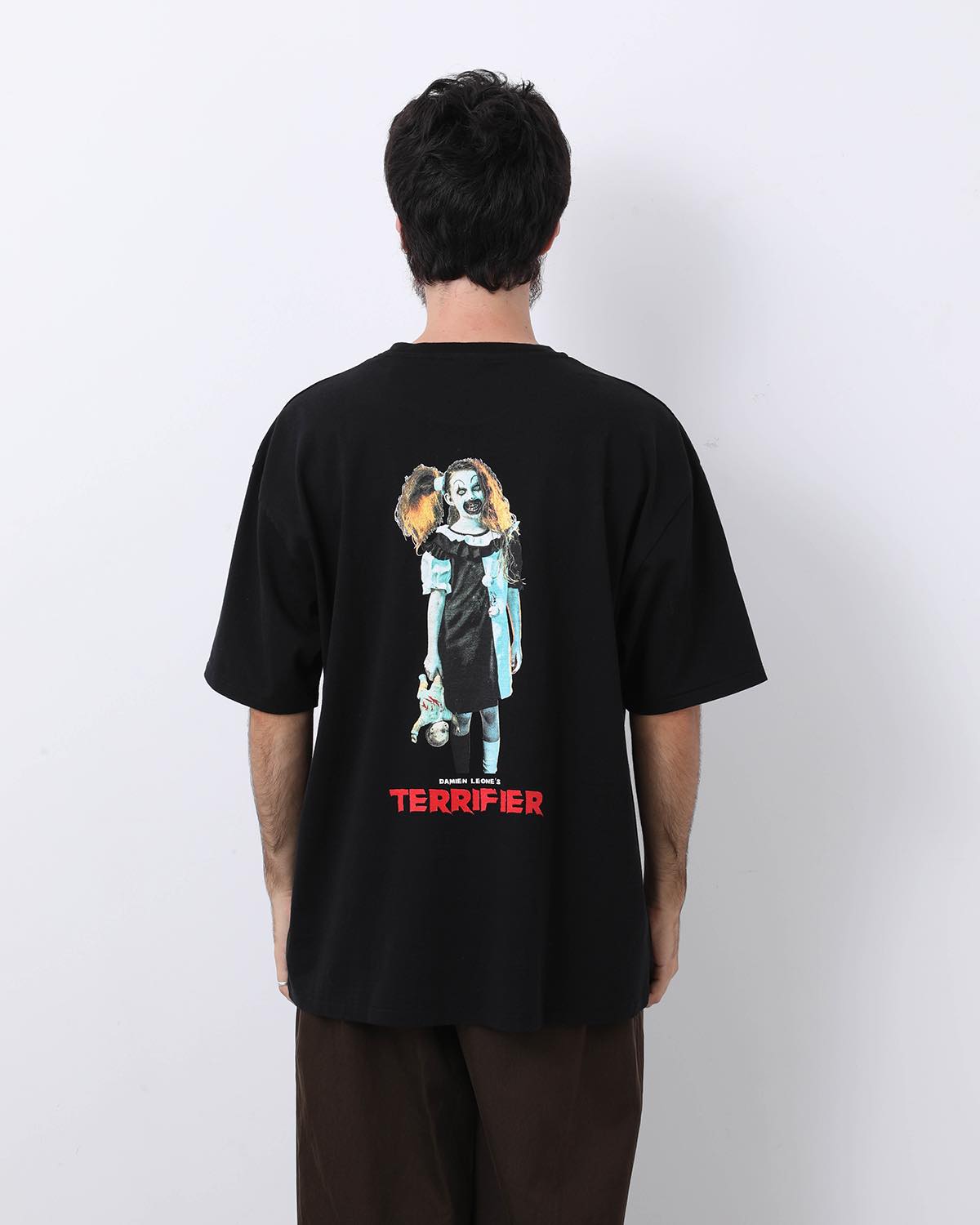TERRIFIER / WASHED HEAVY WEIGHT CREW NECK T-SHIRT ( TYPE-4 )