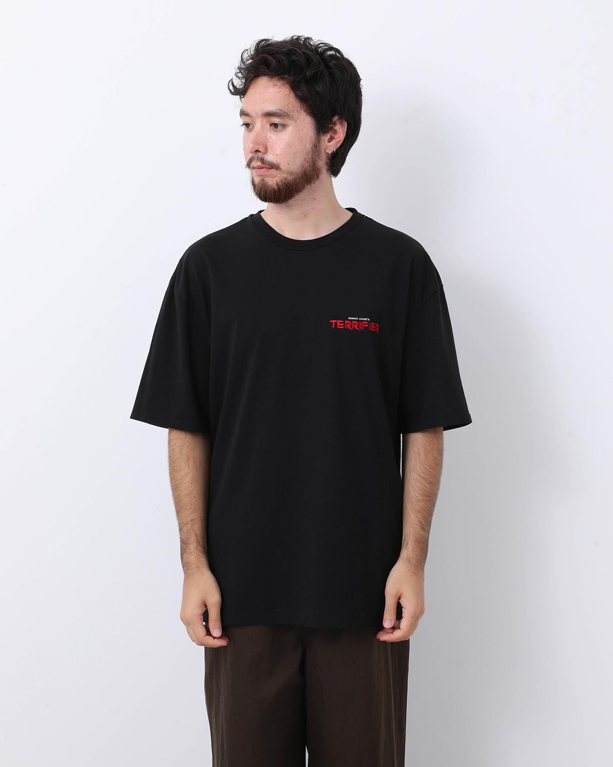 TERRIFIER / WASHED HEAVY WEIGHT CREW NECK T-SHIRT ( TYPE-4 )