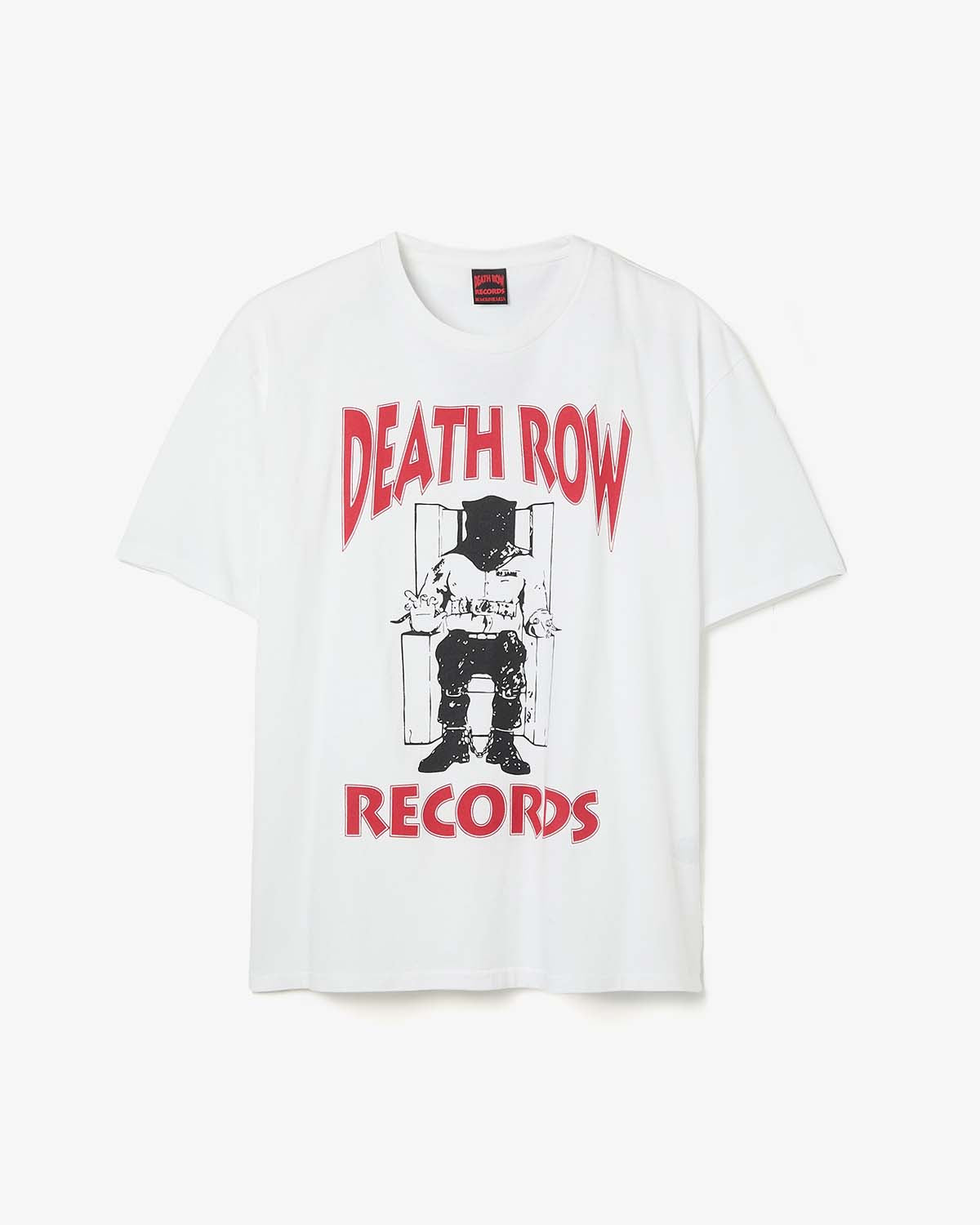 DEATH ROW RECORDS / WASHED HEAVY WEIGHT CREW NECK T-SHIRT