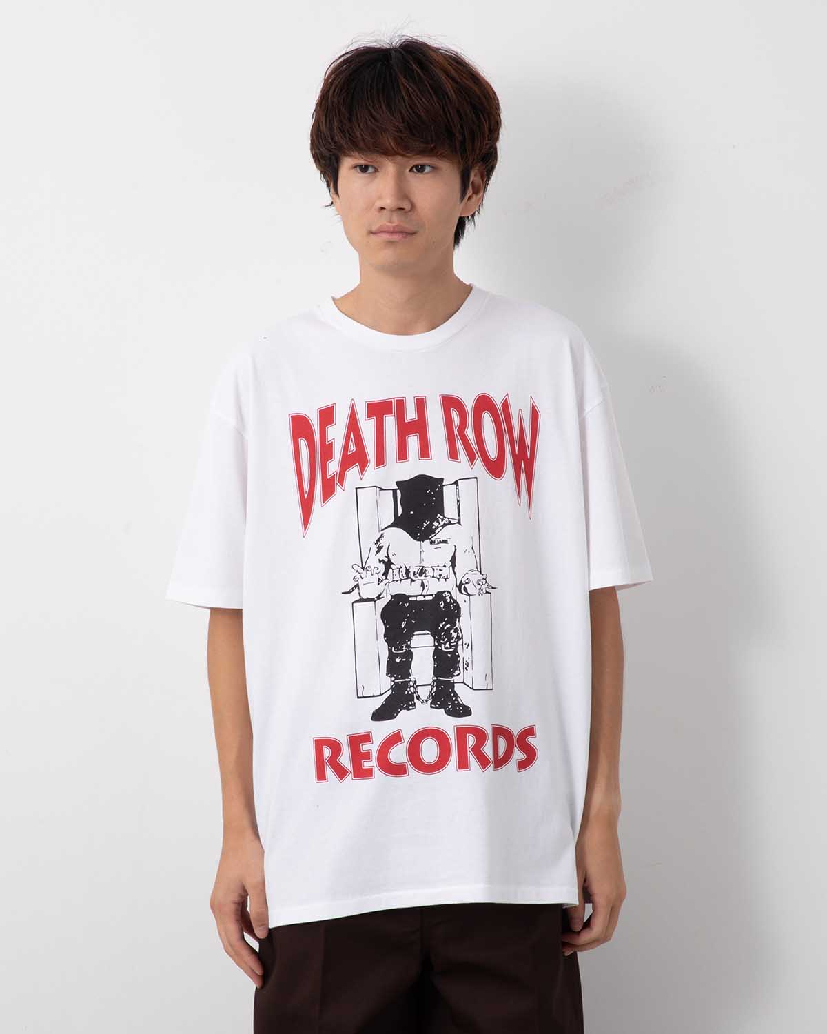 DEATH ROW RECORDS / WASHED HEAVY WEIGHT CREW NECK T-SHIRT