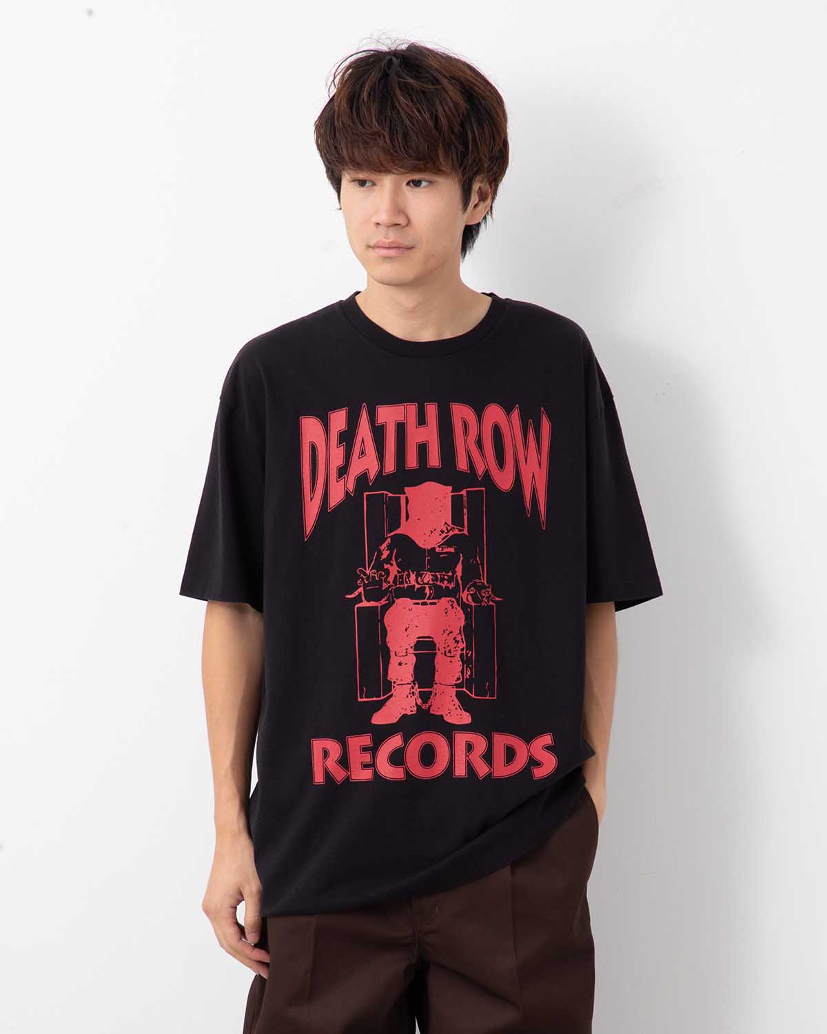 DEATH ROW RECORDS / WASHED HEAVY WEIGHT CREW NECK T-SHIRT