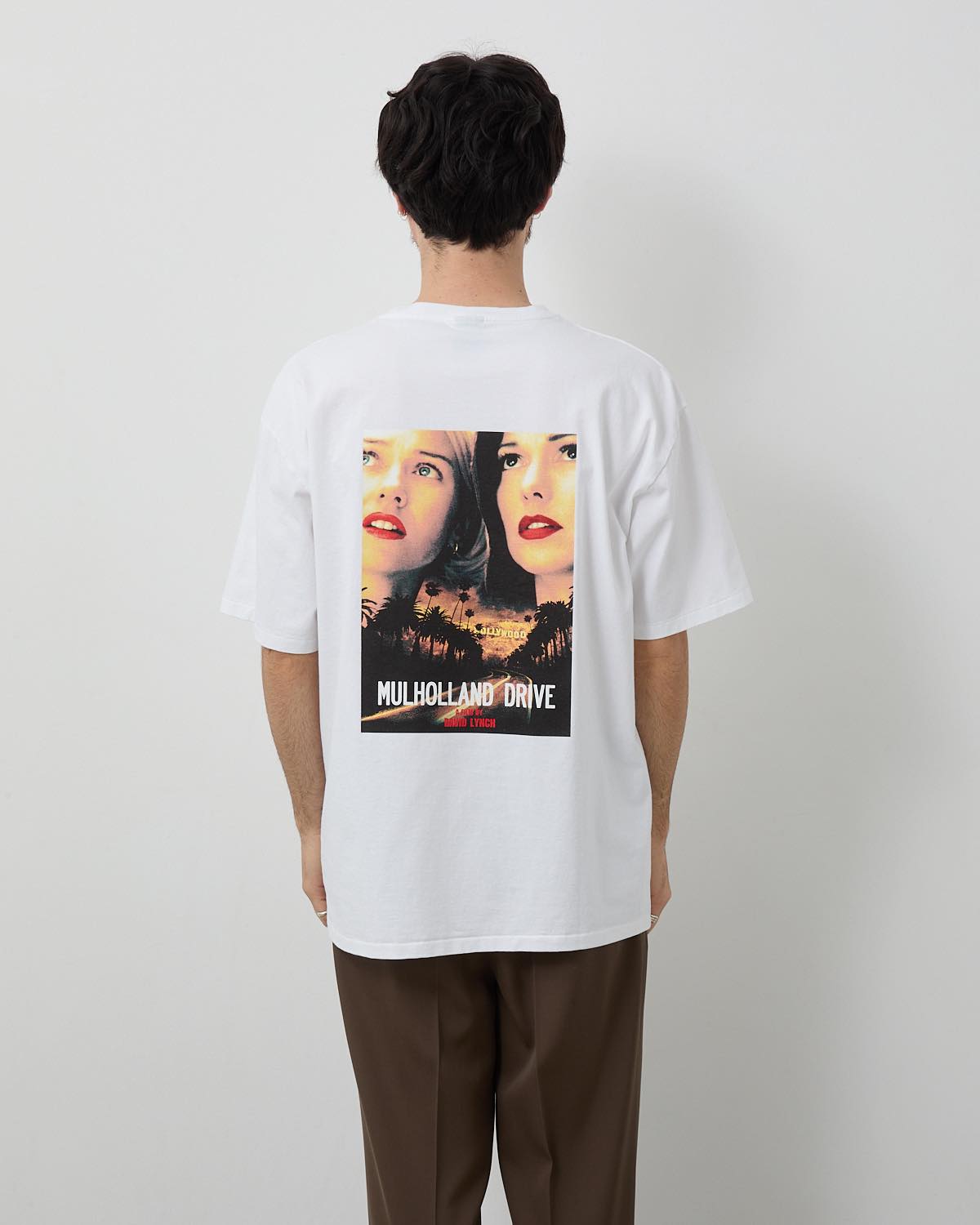 MULHOLLAND DRIVE / WASHED HEAVY WEIGHT CREW NECK T-SHIRT ( TYPE-1 )